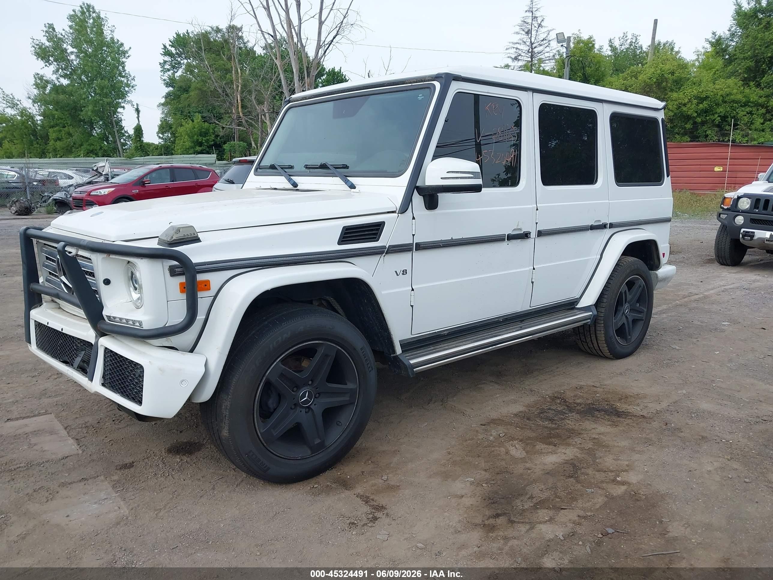 2017 Mercedes-benz G 550 4matic White vin: WDCYC3KF6HX281165