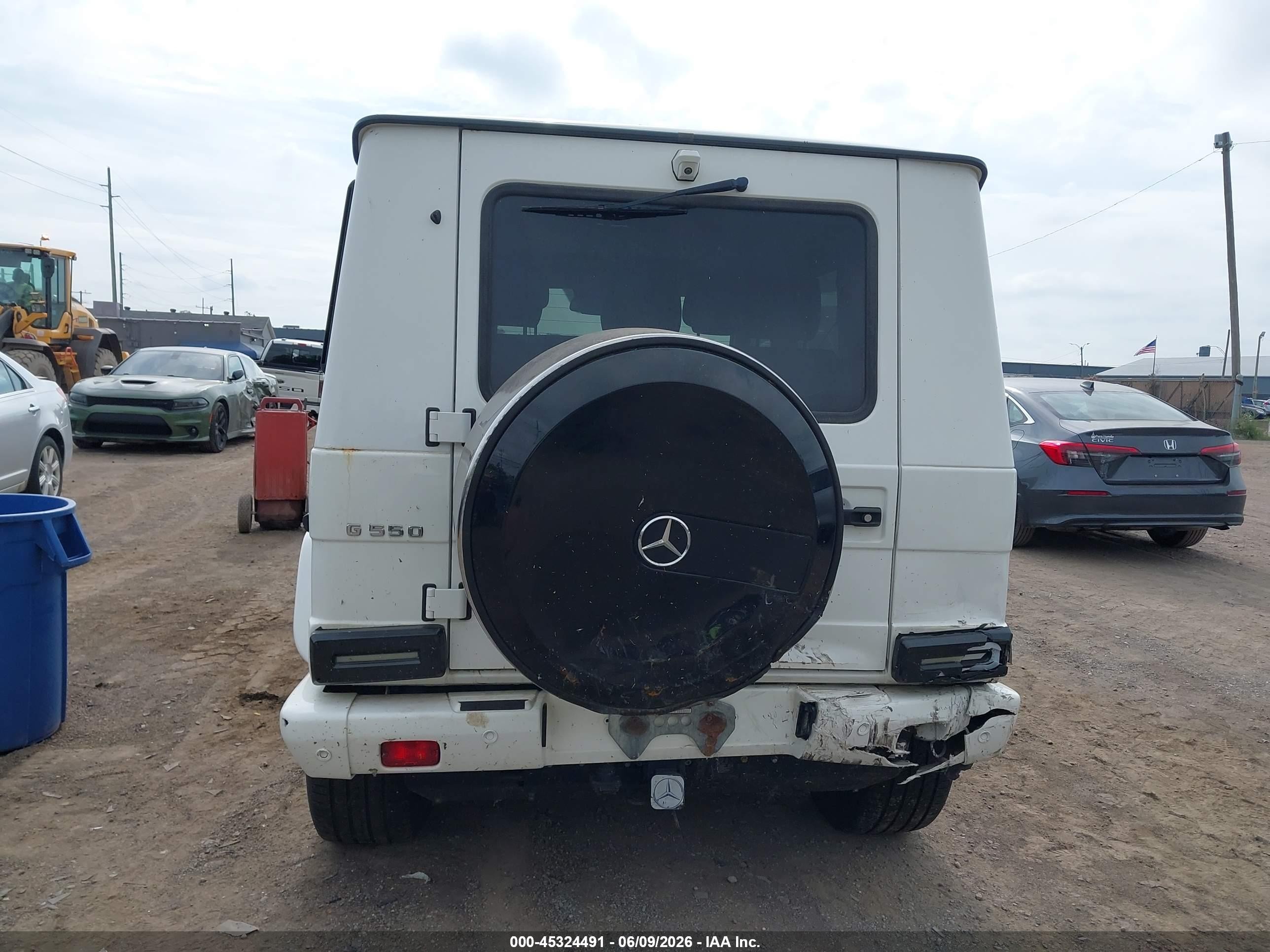 2017 Mercedes-benz G 550 4matic White vin: WDCYC3KF6HX281165