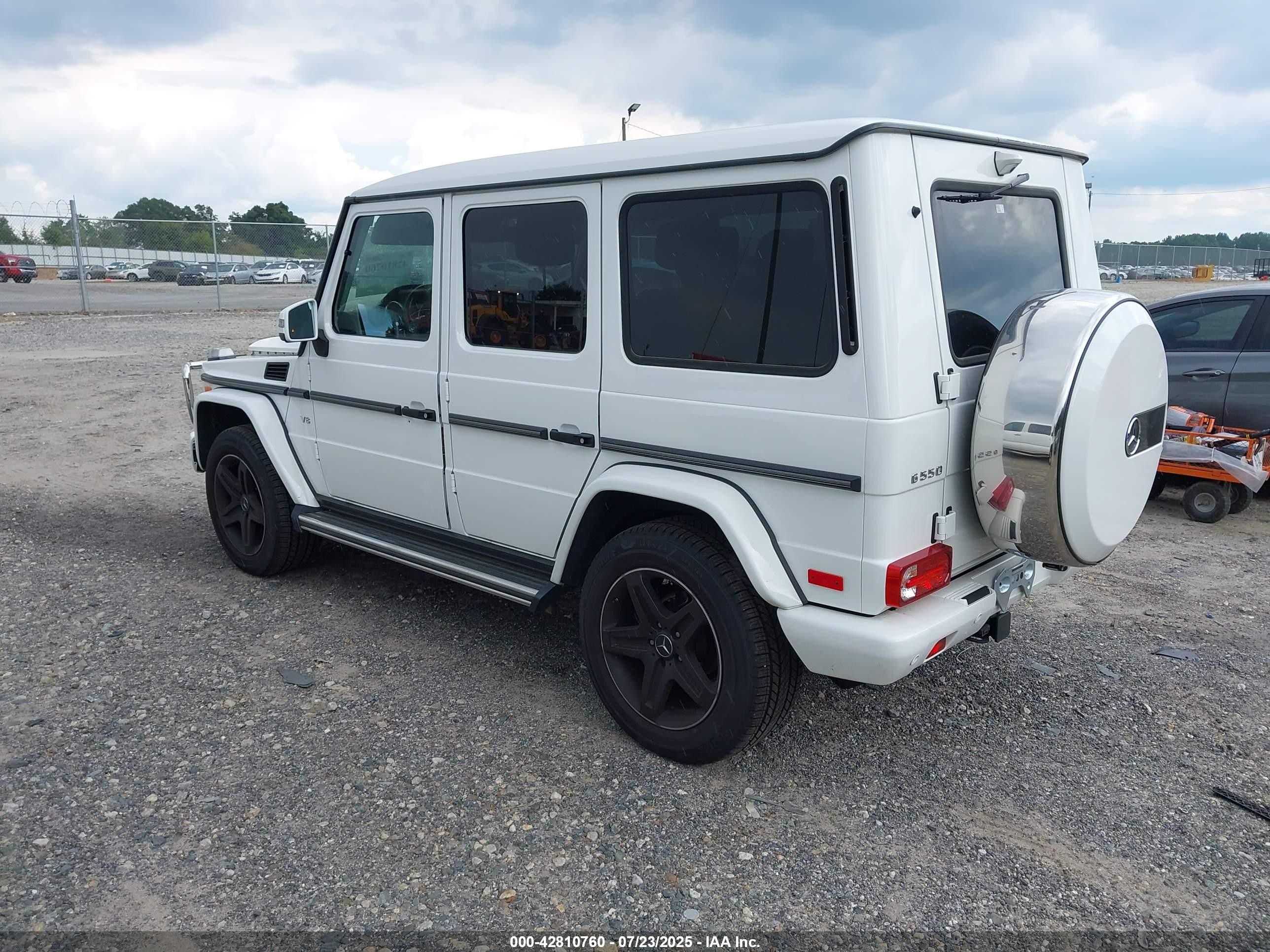 2017 Mercedes-benz G 550 4matic White vin: WDCYC3KF7HX265685