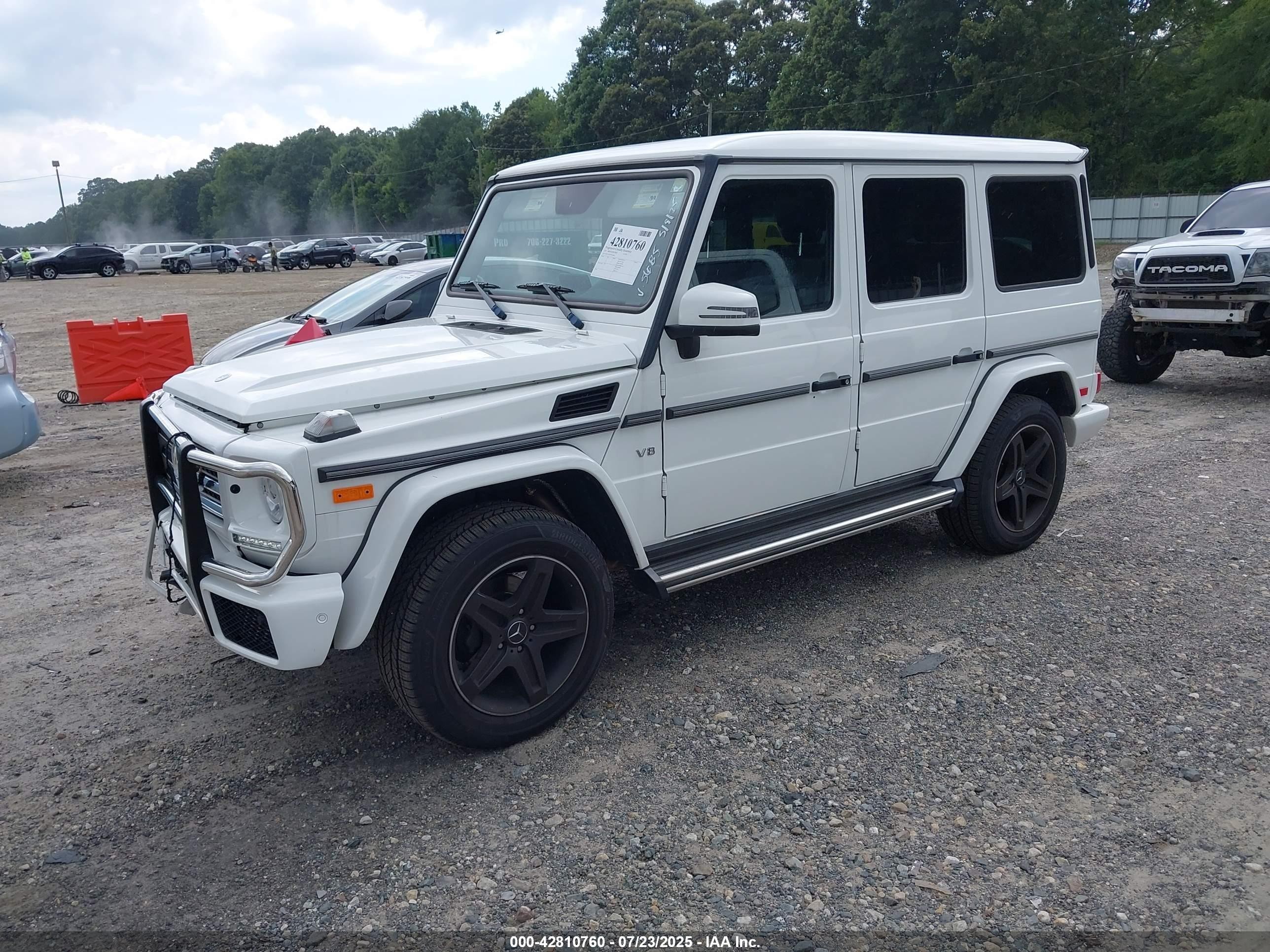 2017 Mercedes-benz G 550 4matic White vin: WDCYC3KF7HX265685
