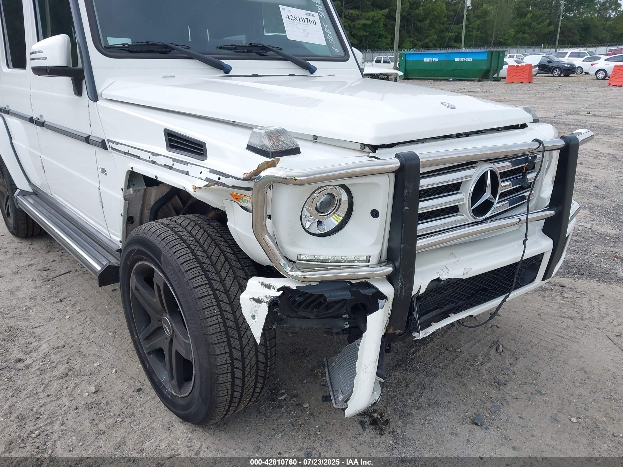 2017 Mercedes-benz G 550 4matic White vin: WDCYC3KF7HX265685