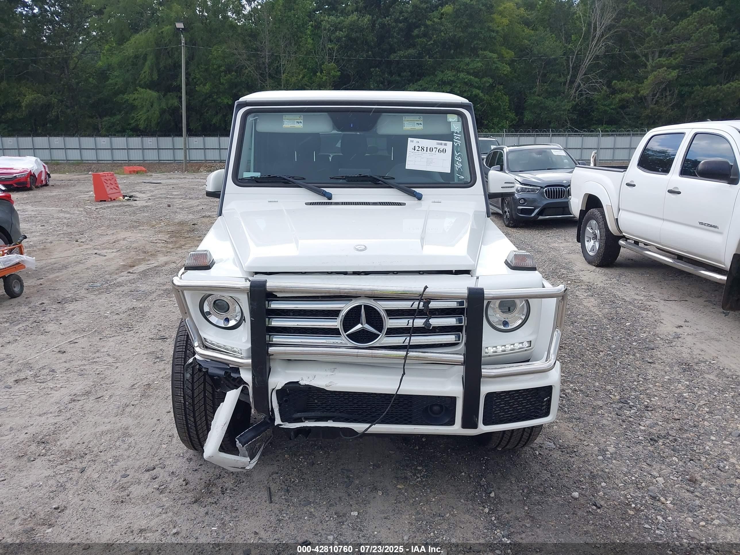 2017 Mercedes-benz G 550 4matic White vin: WDCYC3KF7HX265685