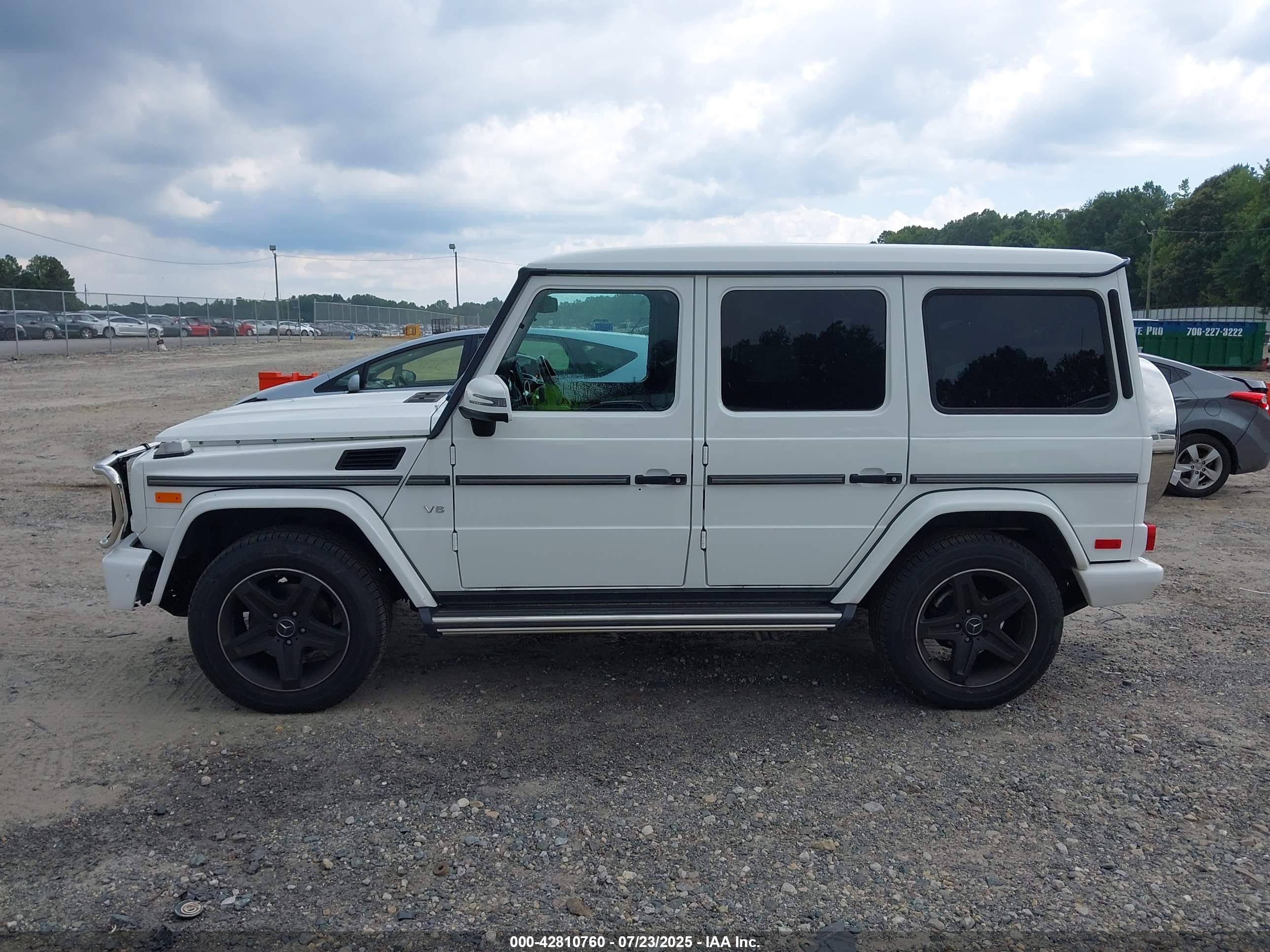 2017 Mercedes-benz G 550 4matic White vin: WDCYC3KF7HX265685