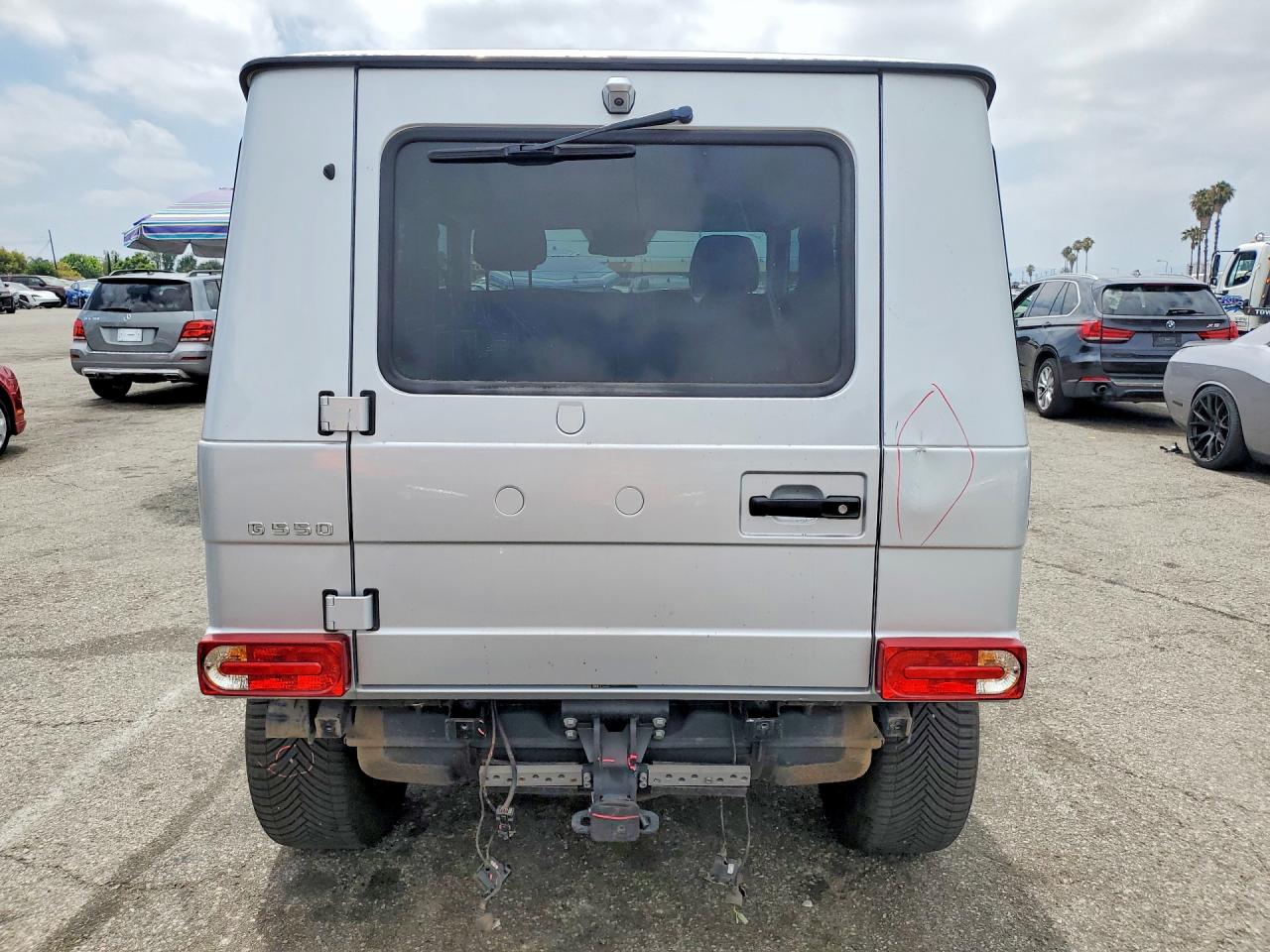 2017 Mercedes-benz G 550 Silver vin: WDCYC3KF8HX275223