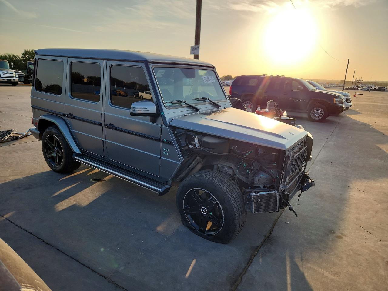 2018 Mercedes-benz G 550 Gray vin: WDCYC3KH5JX292214