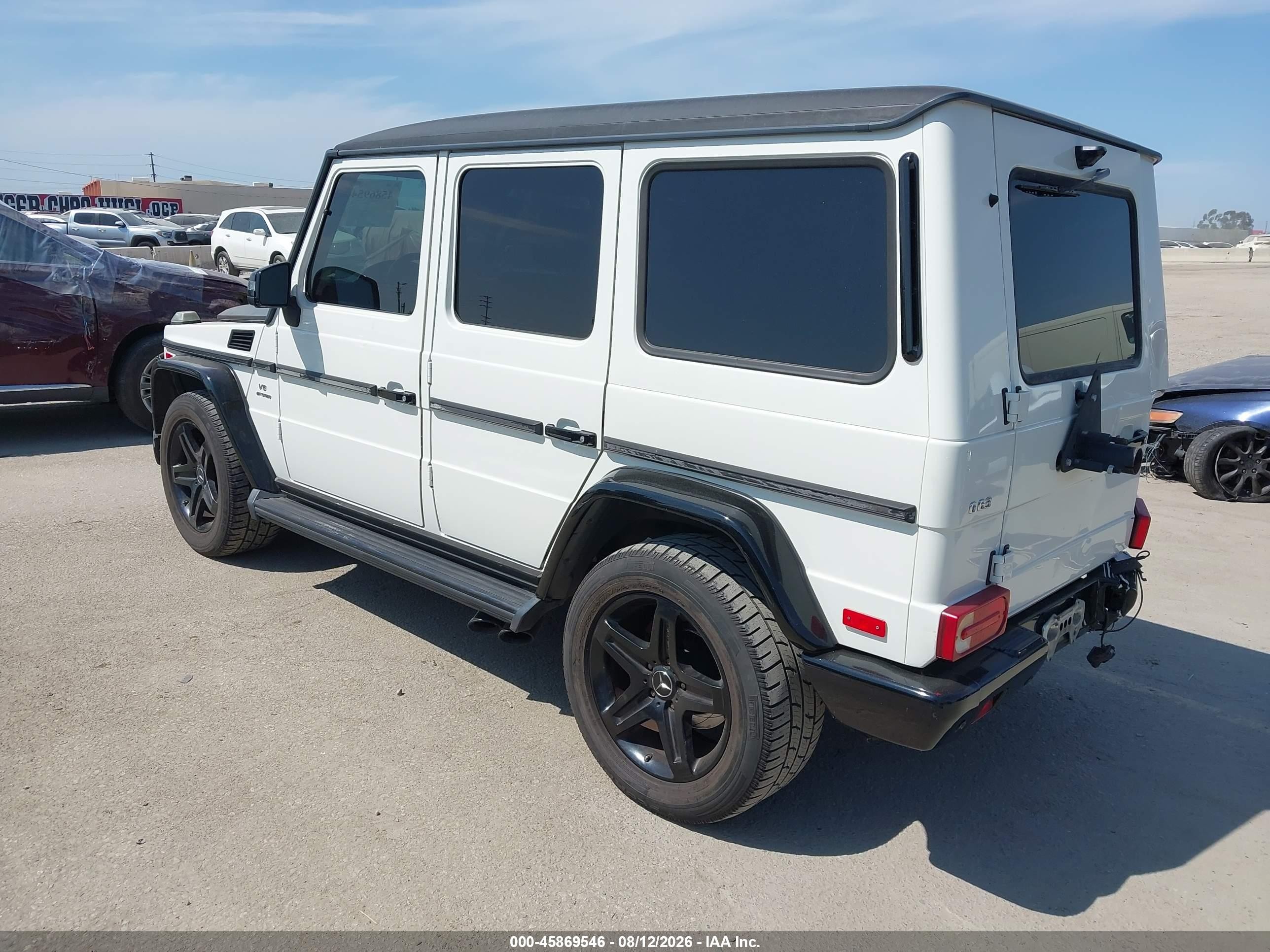 2011 Mercedes-benz G 55 Amg 4matic White vin: WDCYC7BF0BX190522