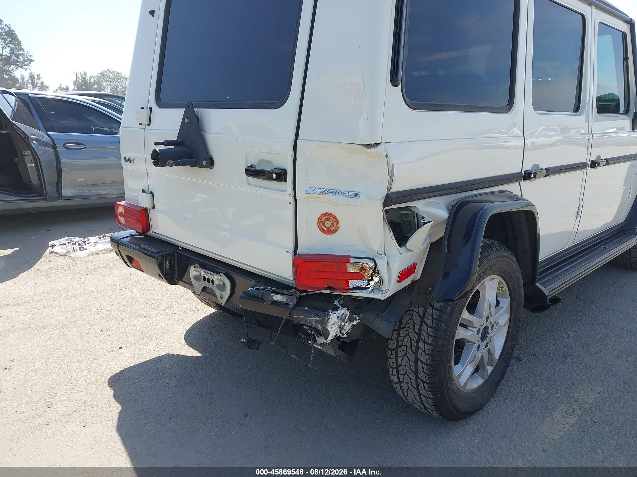 2011 Mercedes-benz G 55 Amg 4matic White vin: WDCYC7BF0BX190522