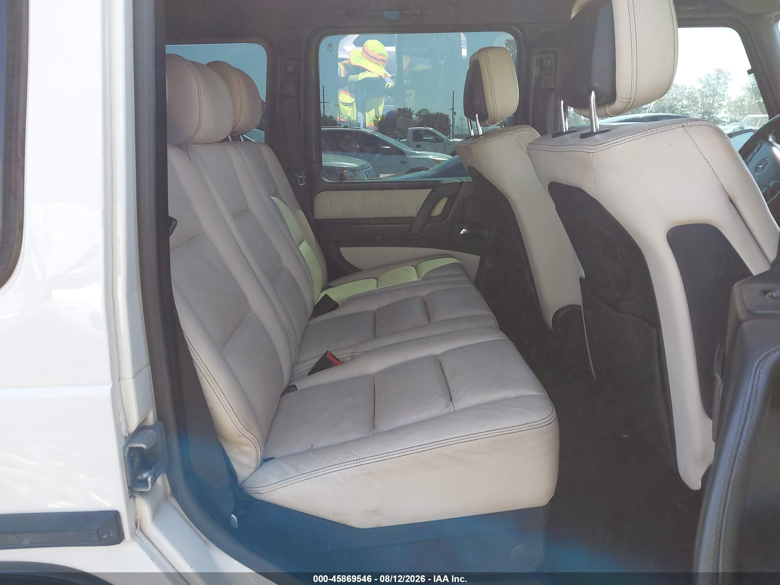 2011 Mercedes-benz G 55 Amg 4matic White vin: WDCYC7BF0BX190522