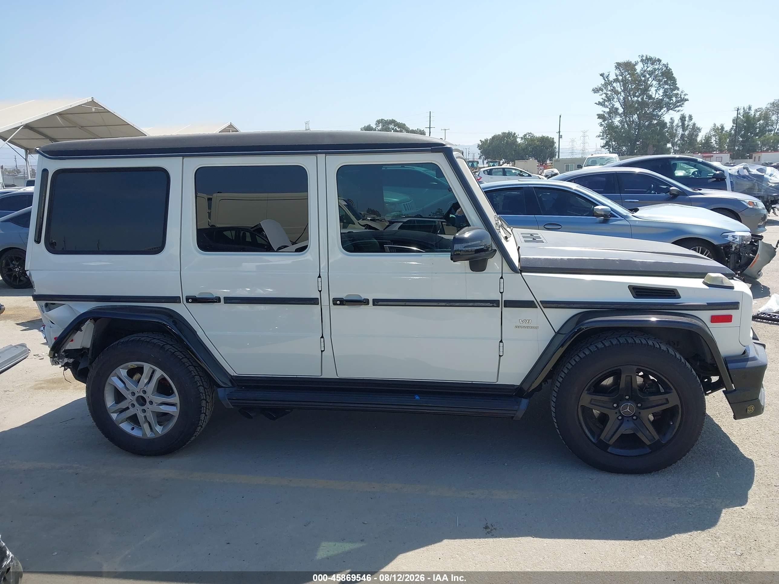 2011 Mercedes-benz G 55 Amg 4matic White vin: WDCYC7BF0BX190522