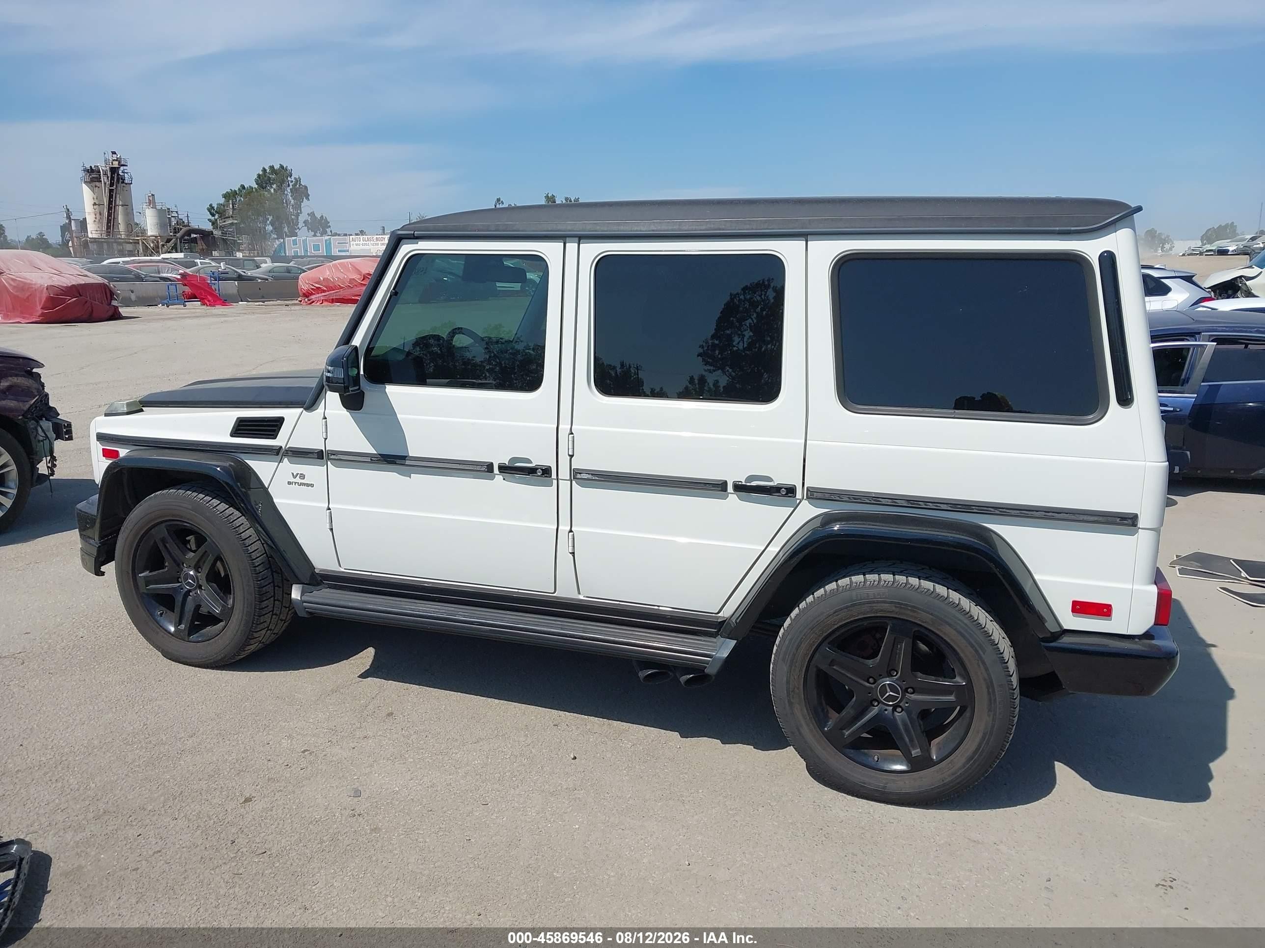 2011 Mercedes-benz G 55 Amg 4matic White vin: WDCYC7BF0BX190522