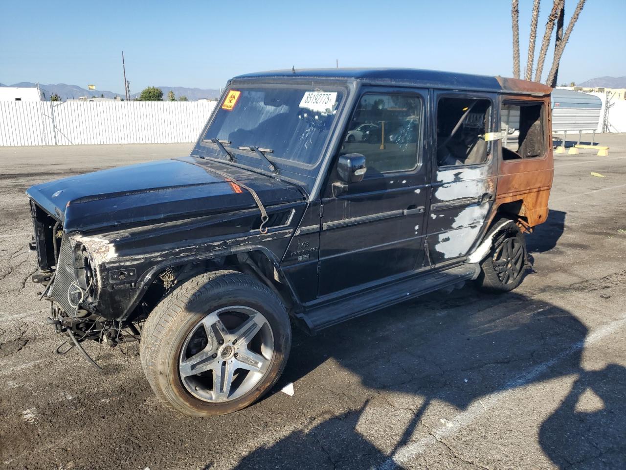 2011 Mercedes-benz G 55 Amg Черный vin: WDCYC7BF7BX186709
