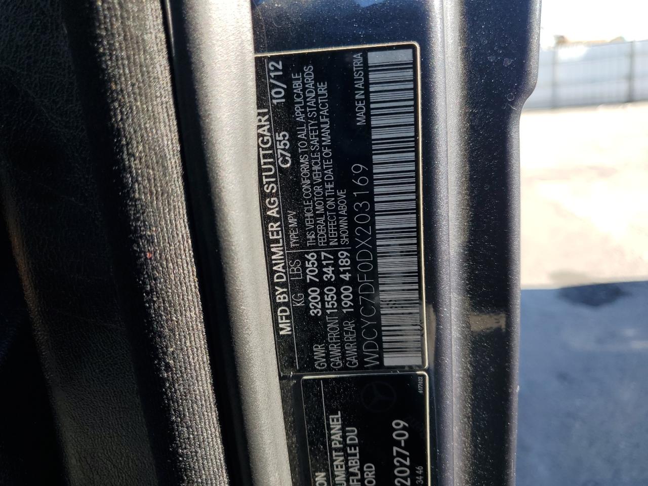 2013 Mercedes-benz G 63 Amg Gray vin: WDCYC7DF0DX203169