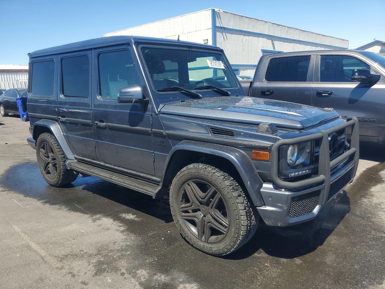 2014 Mercedes-benz G 63 Amg Gray vin: WDCYC7DF0EX216697