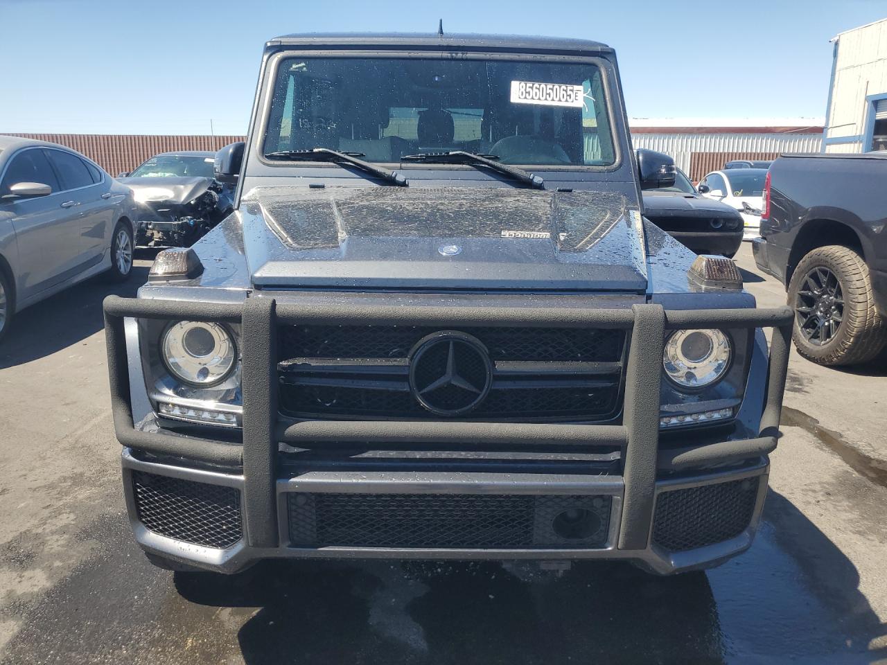 2014 Mercedes-benz G 63 Amg Gray vin: WDCYC7DF0EX216697 Damage: Grille, Chipped, 3