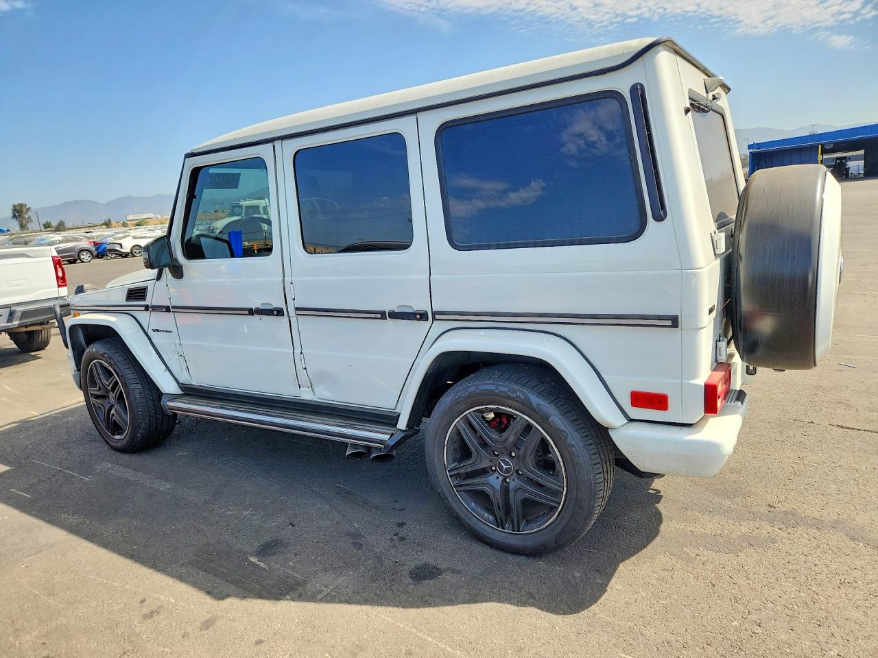 2013 Mercedes-benz G 63 Amg White vin: WDCYC7DF1DX206260