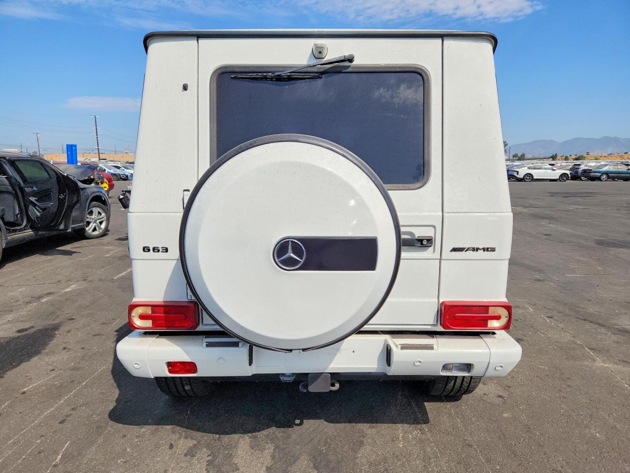 2013 Mercedes-benz G 63 Amg White vin: WDCYC7DF1DX206260