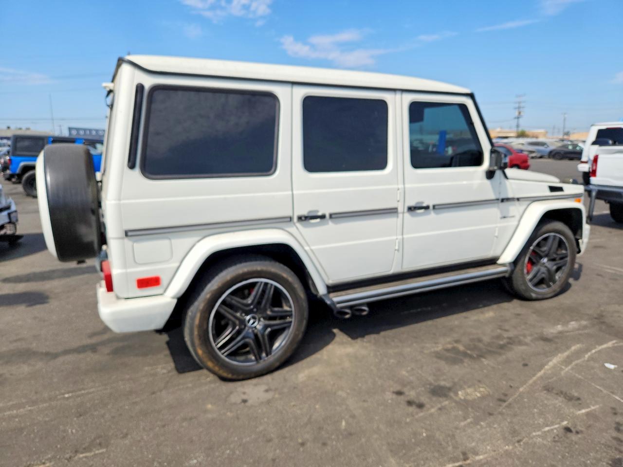 2013 Mercedes-benz G 63 Amg White vin: WDCYC7DF1DX206260