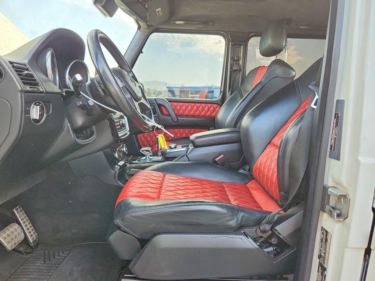 2013 Mercedes-benz G 63 Amg White vin: WDCYC7DF1DX206260
