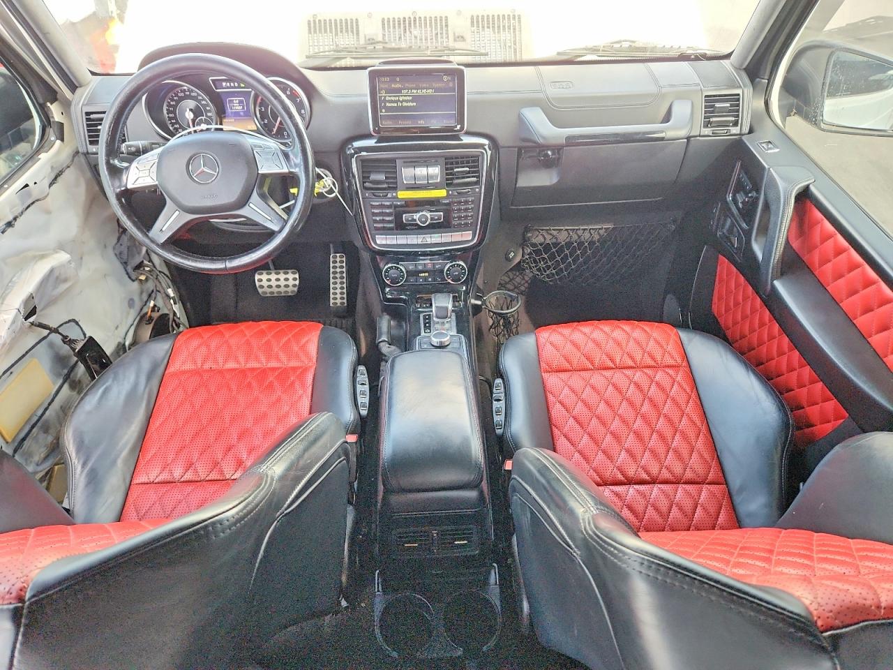 2013 Mercedes-benz G 63 Amg White vin: WDCYC7DF1DX206260