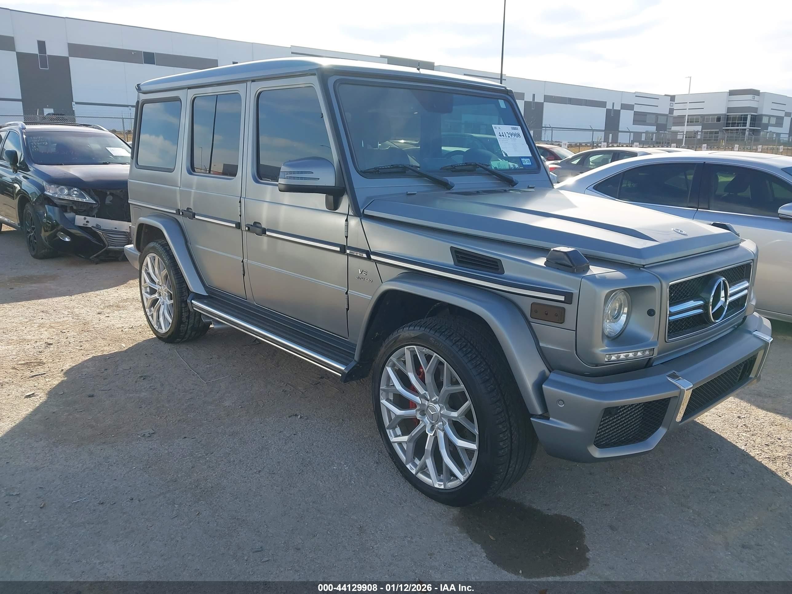 2013 Mercedes-benz G 63 Amg 4matic Серебряный vin: WDCYC7DF1DX209482