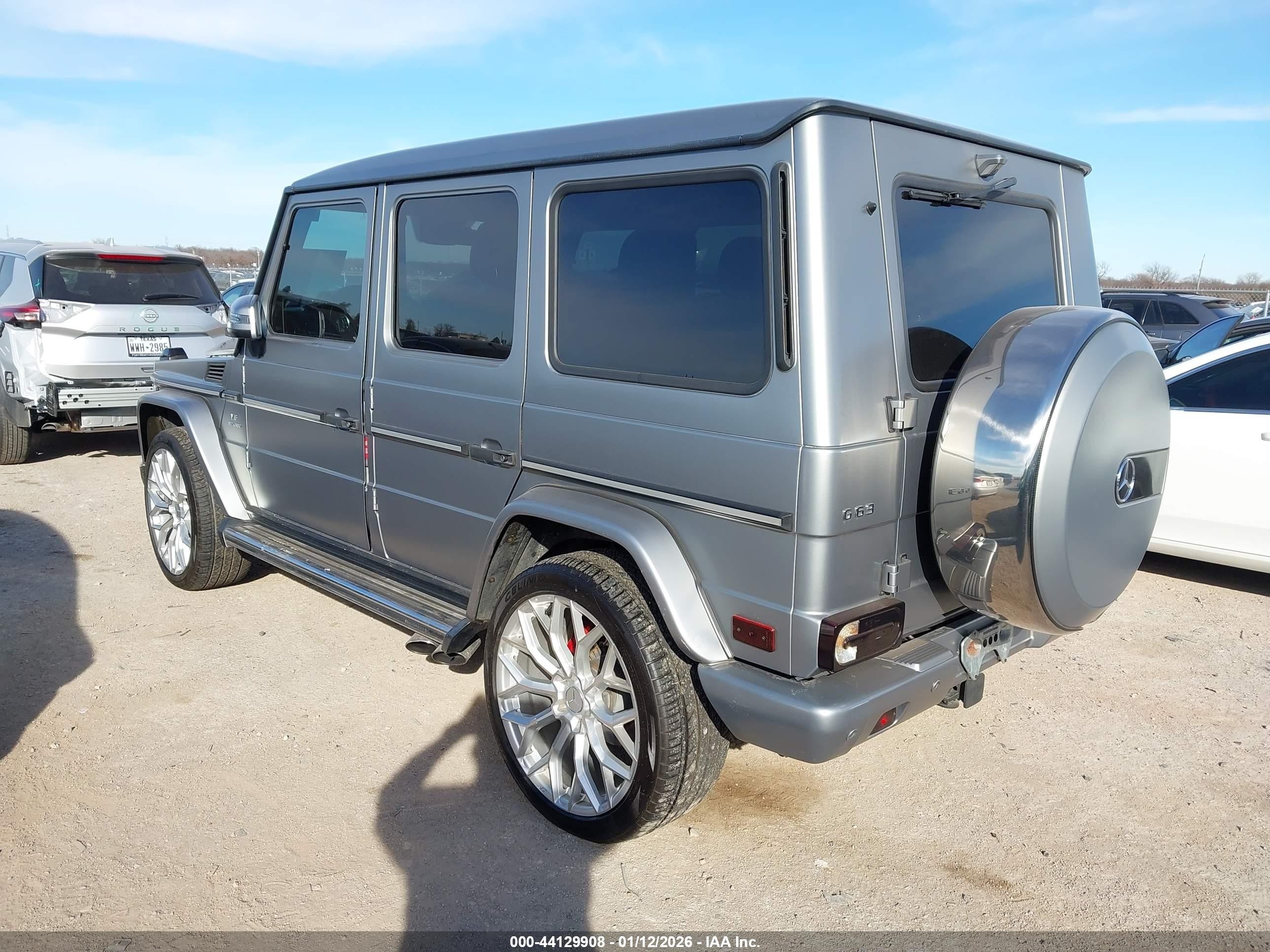 2013 Mercedes-benz G 63 Amg 4matic Серебряный vin: WDCYC7DF1DX209482