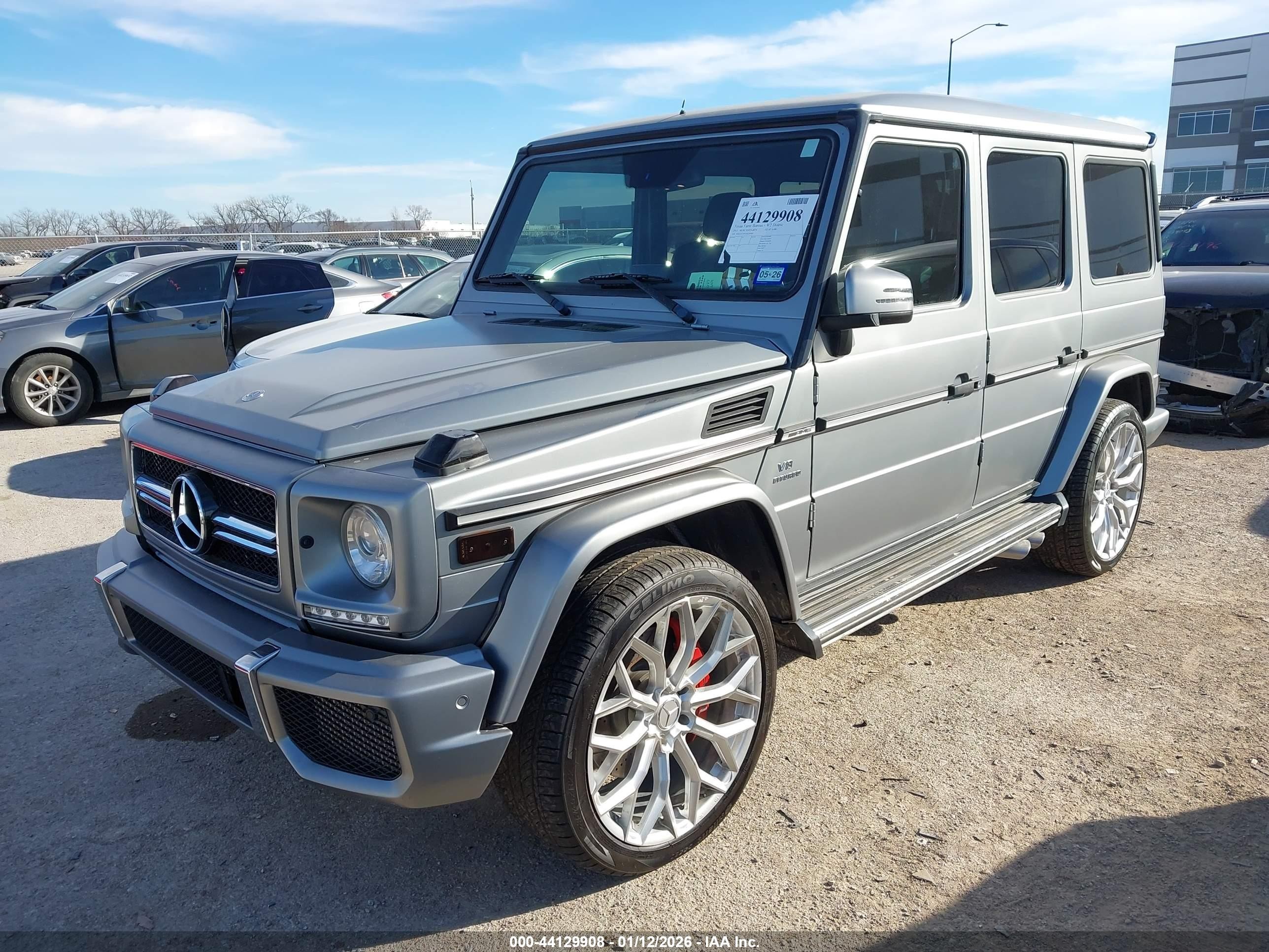 2013 Mercedes-benz G 63 Amg 4matic Серебряный vin: WDCYC7DF1DX209482