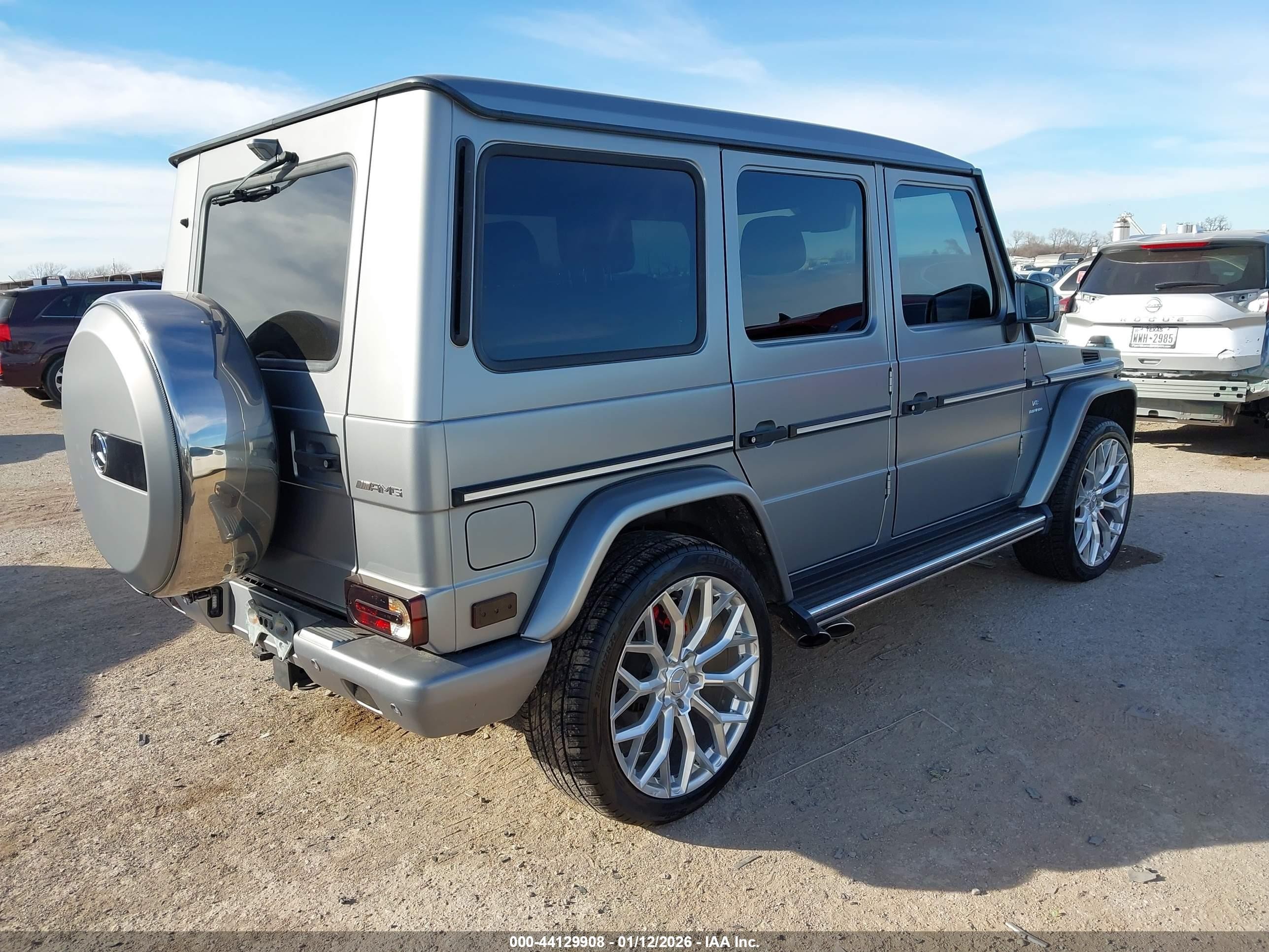 2013 Mercedes-benz G 63 Amg 4matic Серебряный vin: WDCYC7DF1DX209482