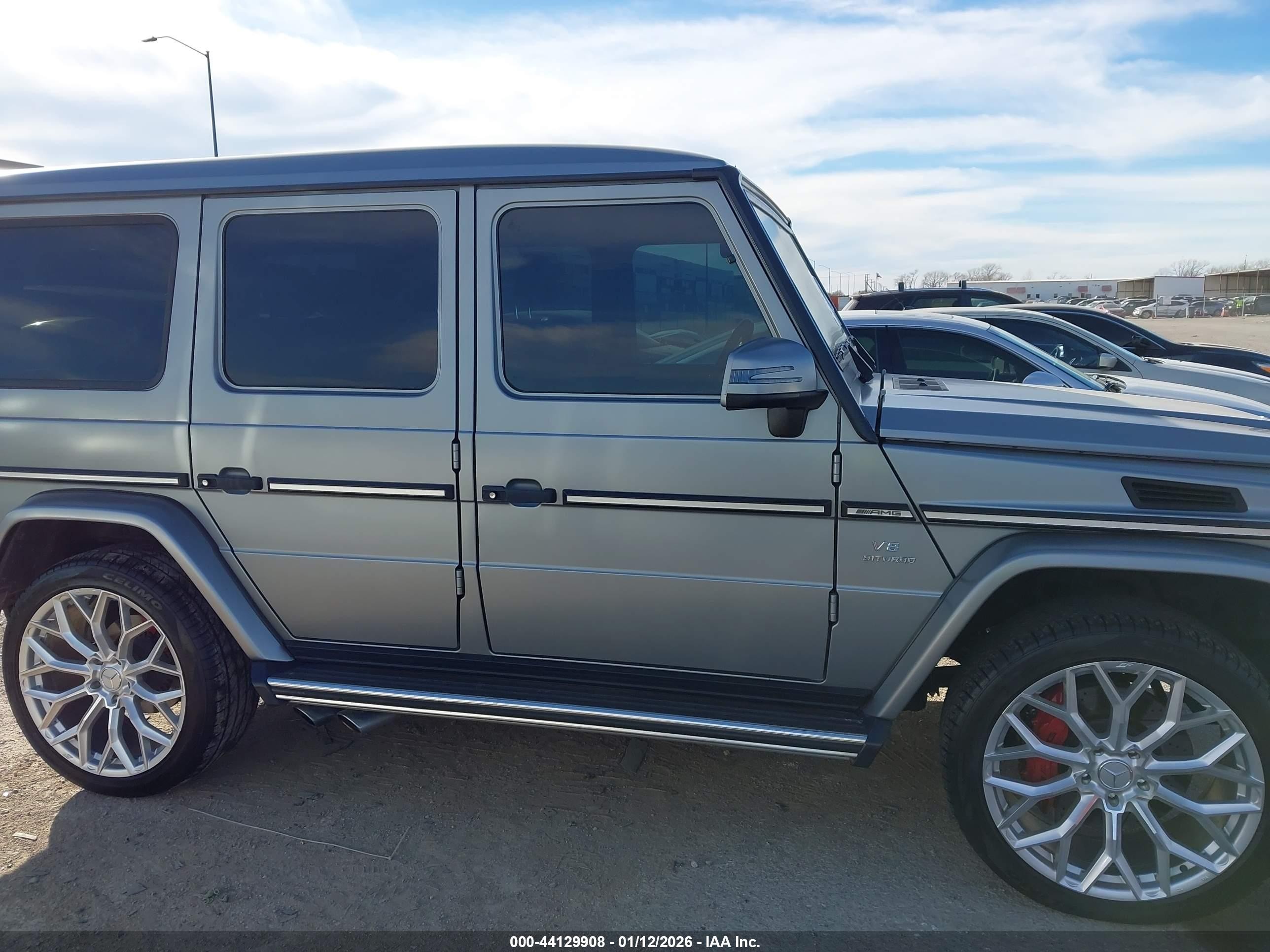 2013 Mercedes-benz G 63 Amg 4matic Серебряный vin: WDCYC7DF1DX209482