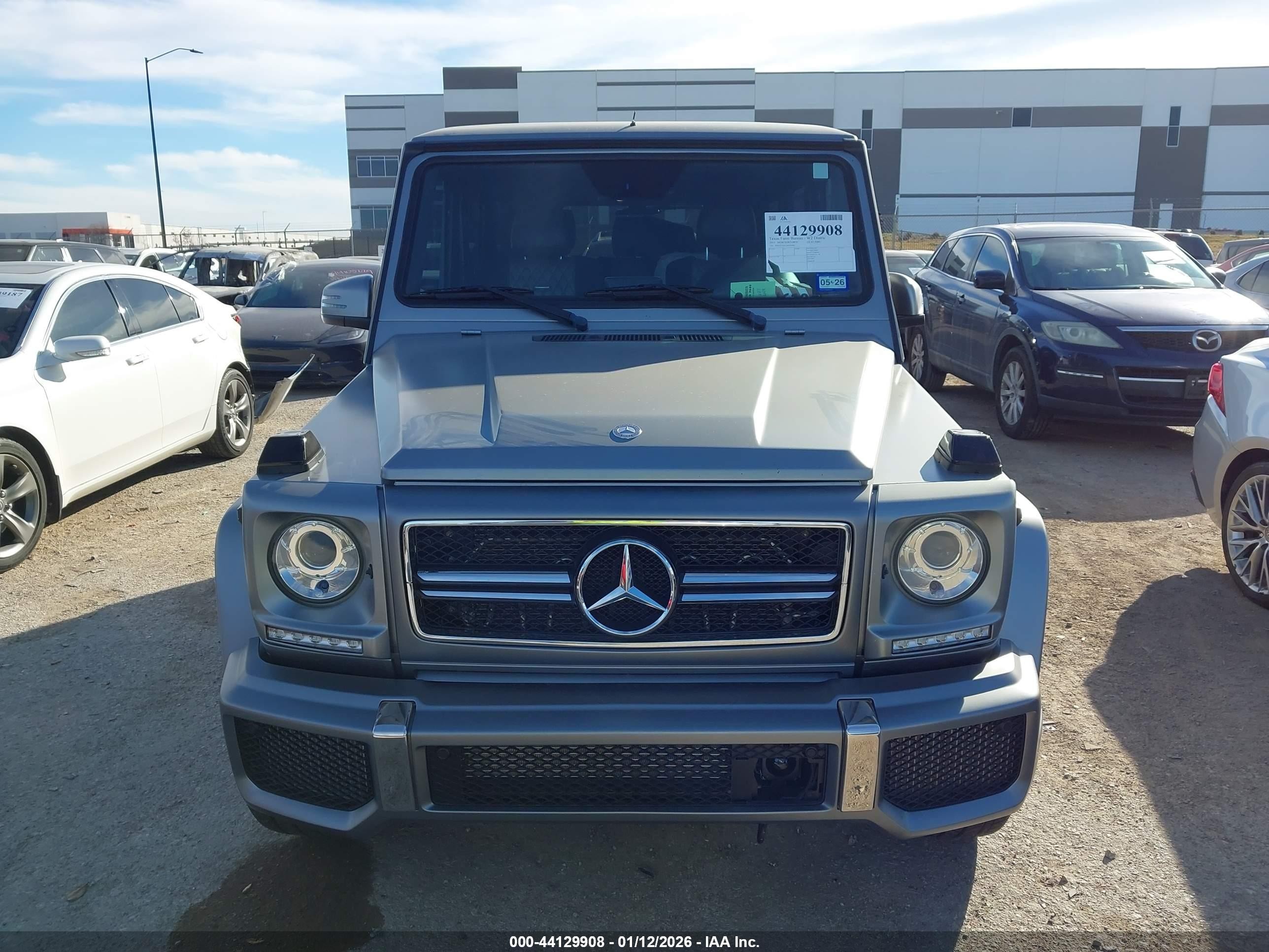 2013 Mercedes-benz G 63 Amg 4matic Серебряный vin: WDCYC7DF1DX209482