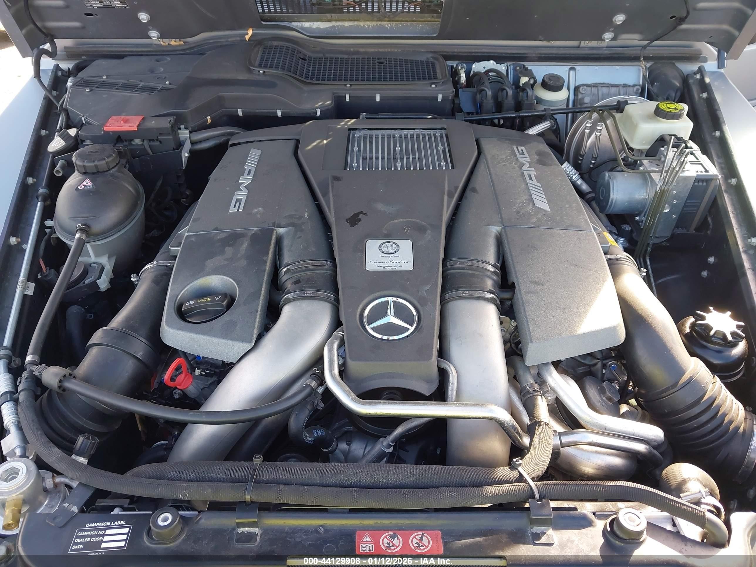 2013 Mercedes-benz G 63 Amg 4matic Серебряный vin: WDCYC7DF1DX209482