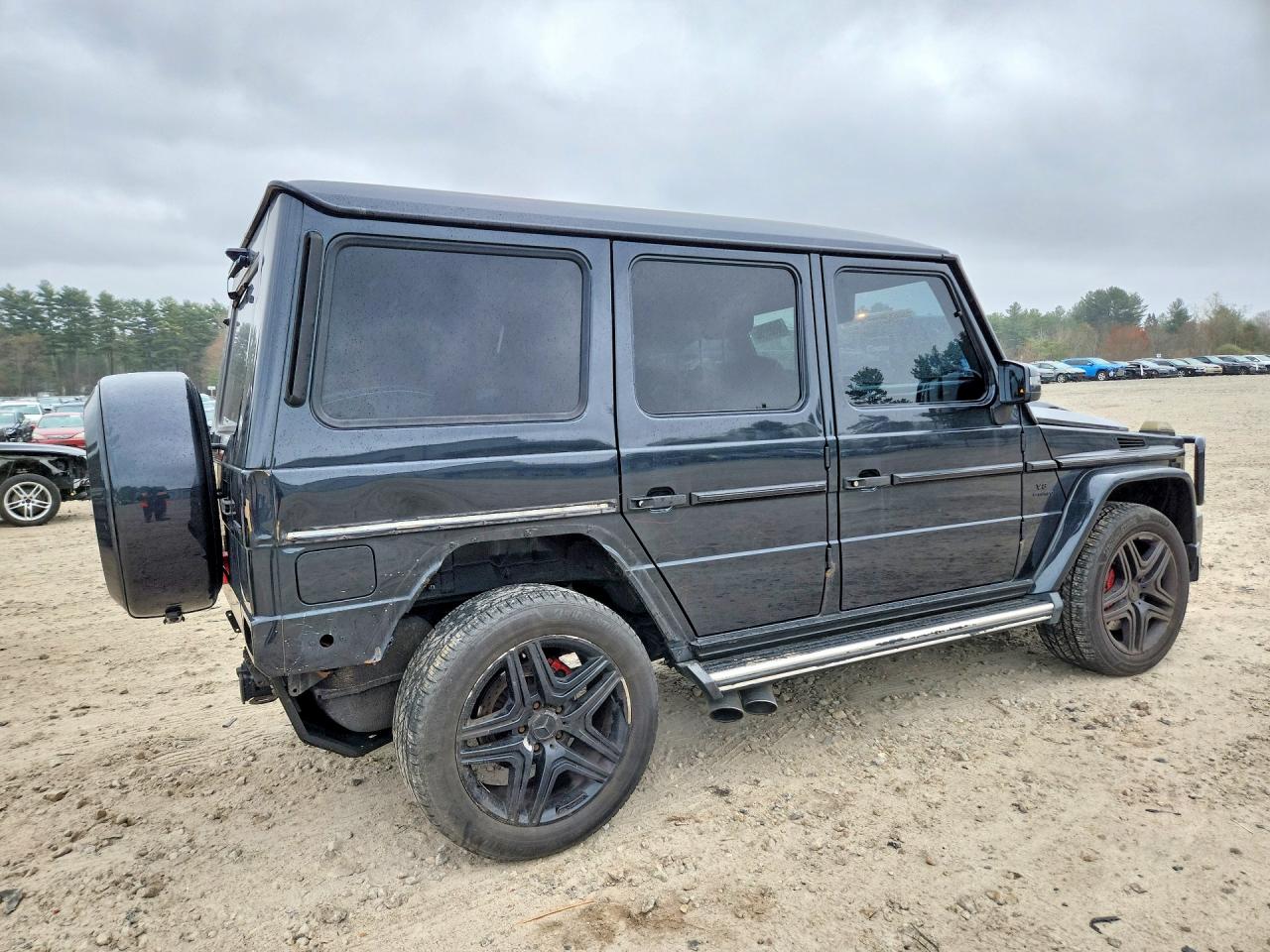 2015 Mercedes-benz G 63 Amg Черный vin: WDCYC7DF1FX238564