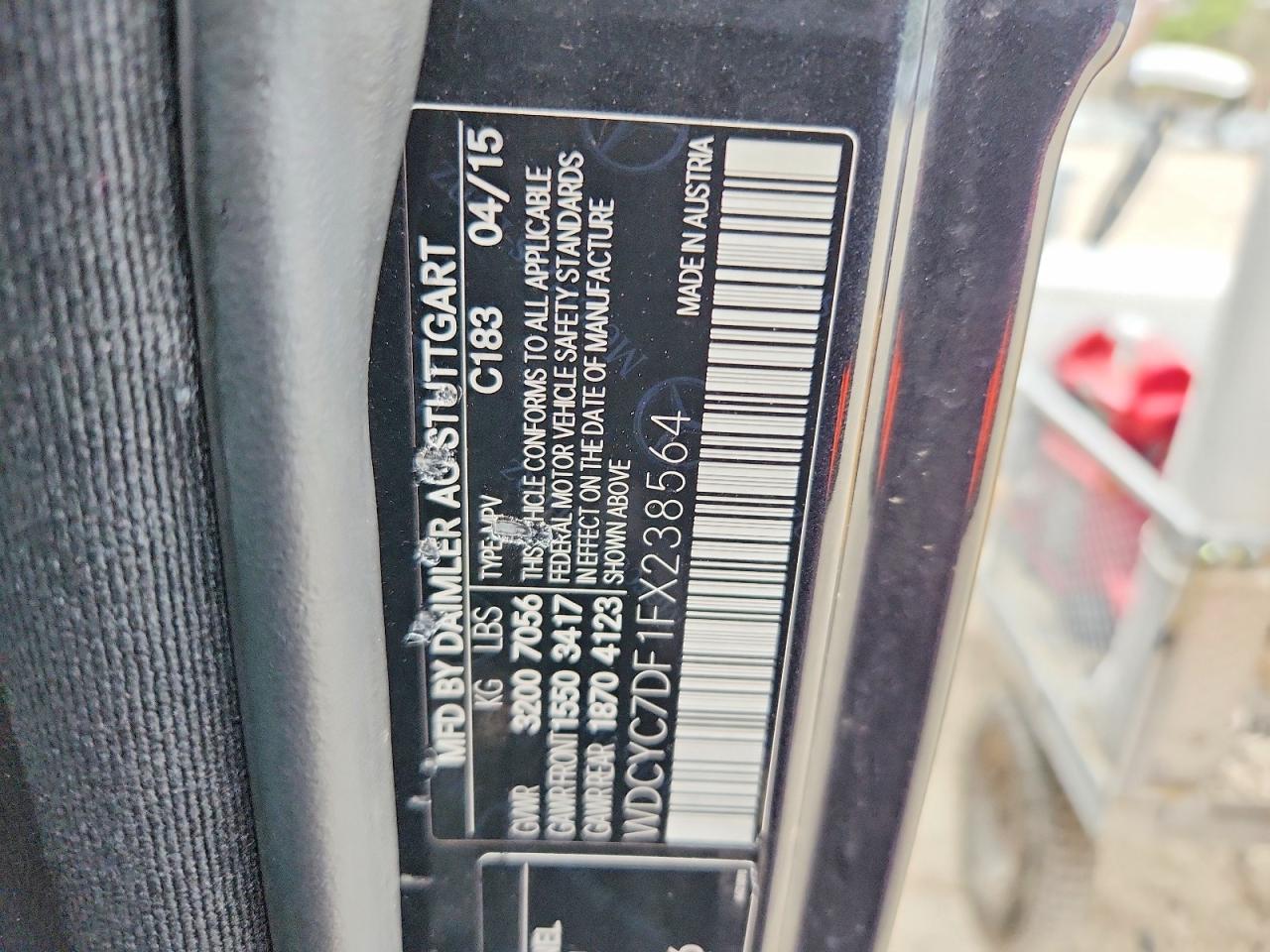 2015 Mercedes-benz G 63 Amg Черный vin: WDCYC7DF1FX238564