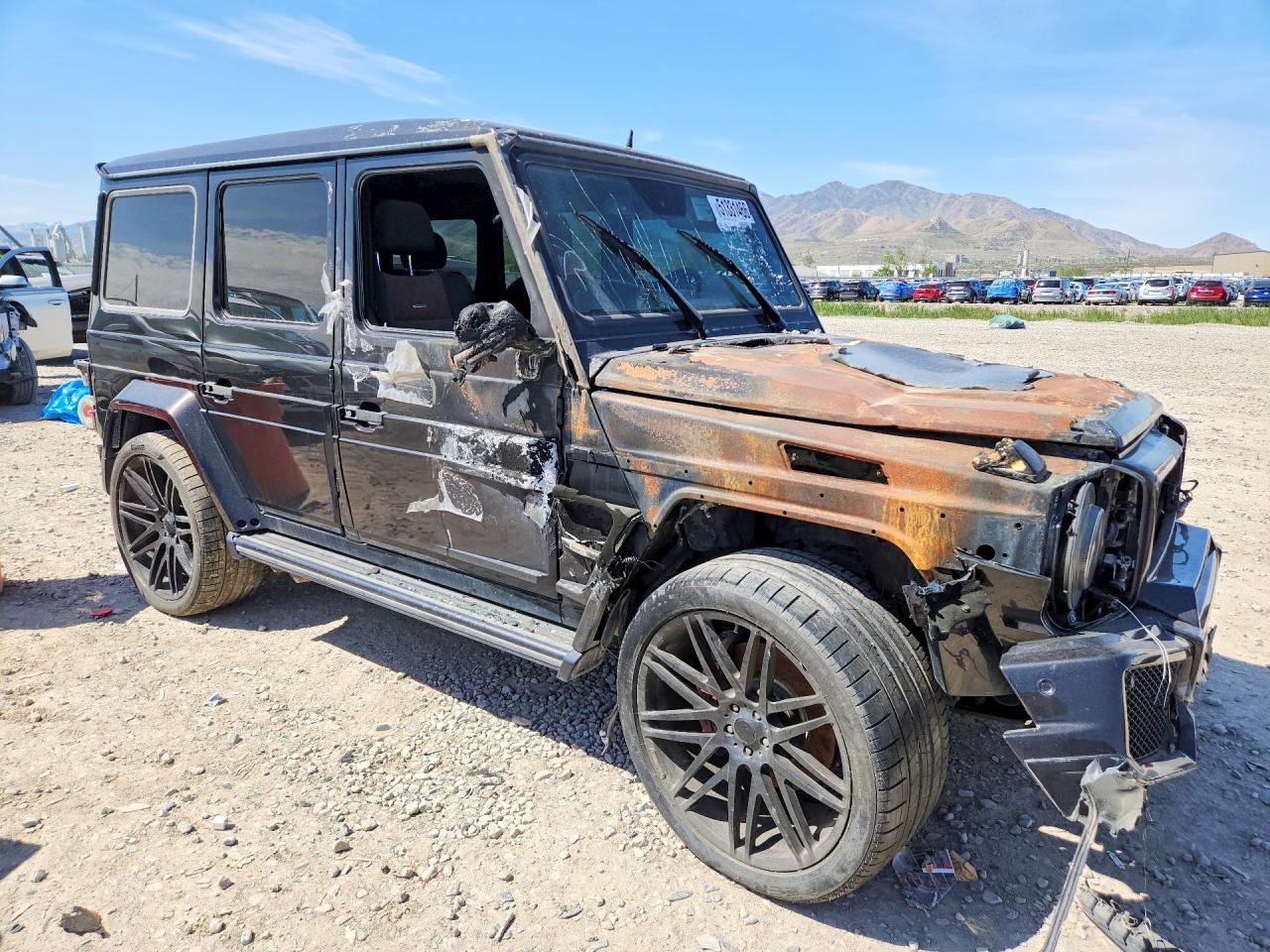 2013 Mercedes-benz G 63 Amg Черный vin: WDCYC7DF2DX212388