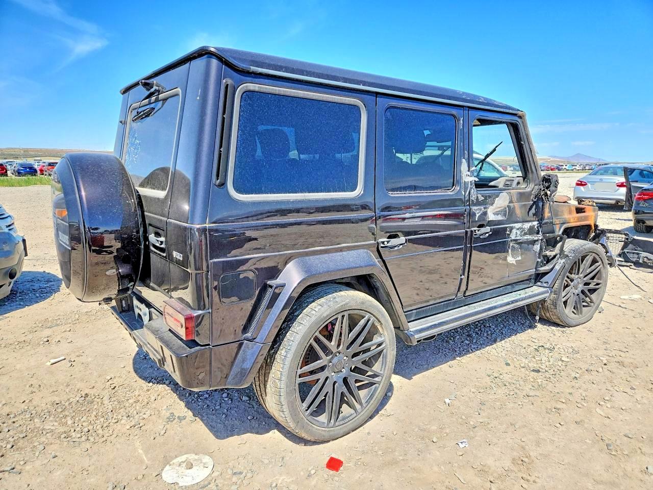 2013 Mercedes-benz G 63 Amg Черный vin: WDCYC7DF2DX212388