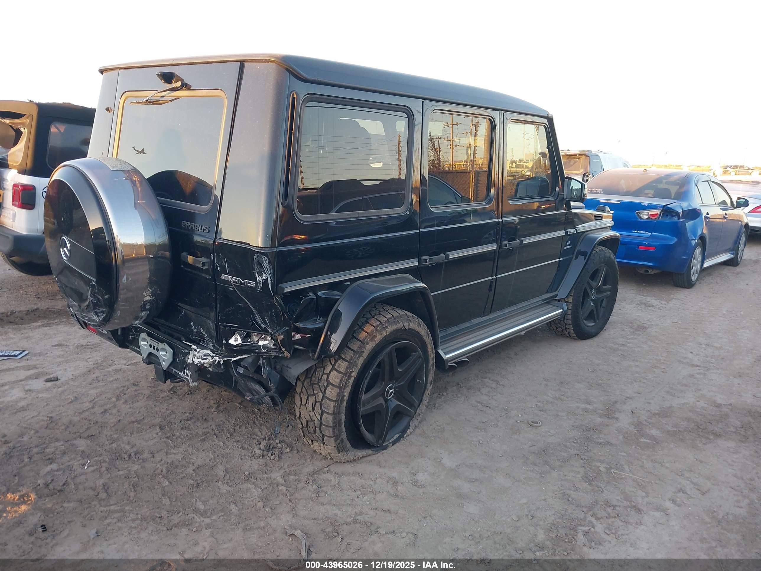 2015 Mercedes-benz G 63 Amg 4matic Black vin: WDCYC7DF2FX233163