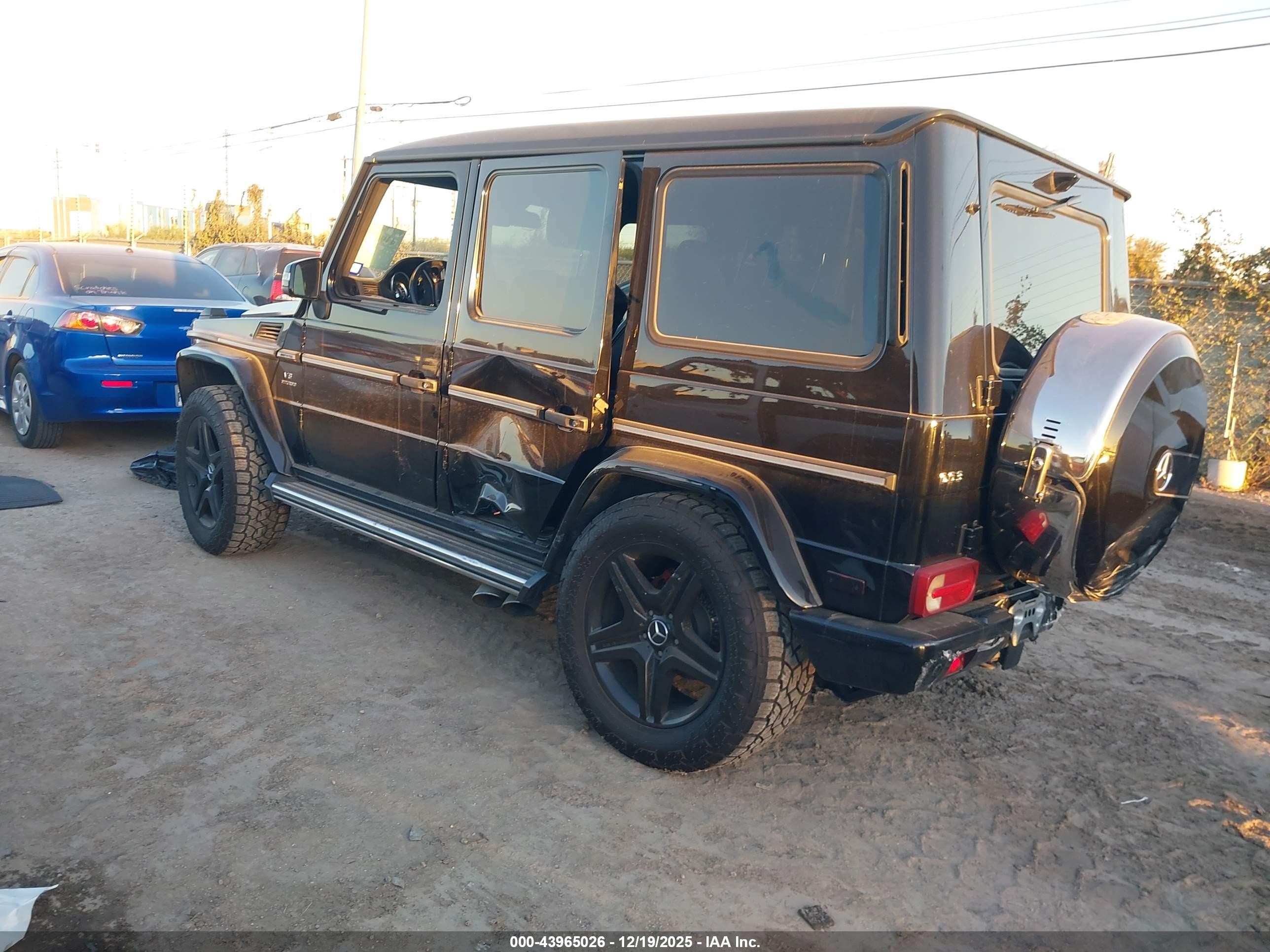 2015 Mercedes-benz G 63 Amg 4matic Black vin: WDCYC7DF2FX233163
