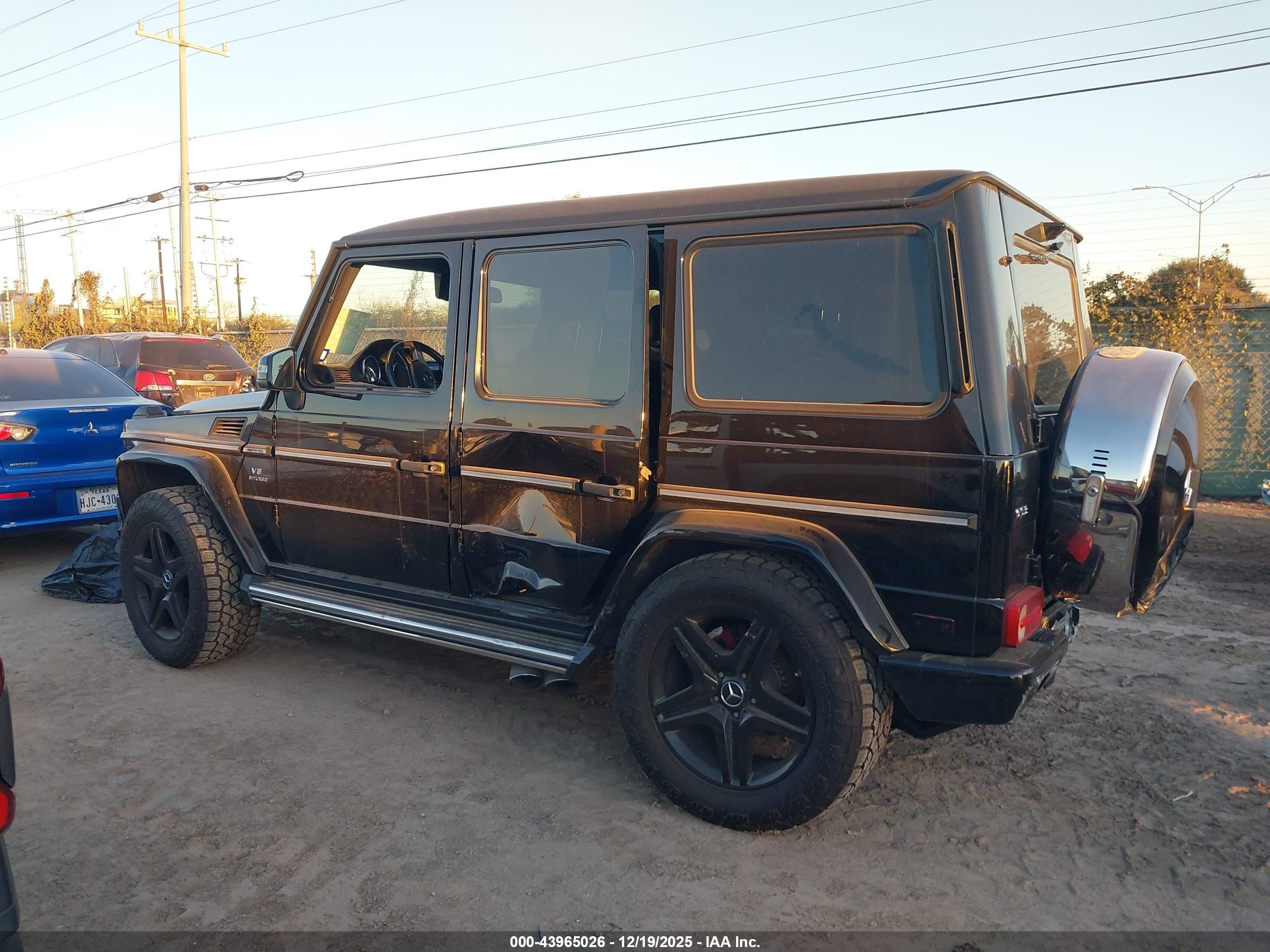 2015 Mercedes-benz G 63 Amg 4matic Black vin: WDCYC7DF2FX233163