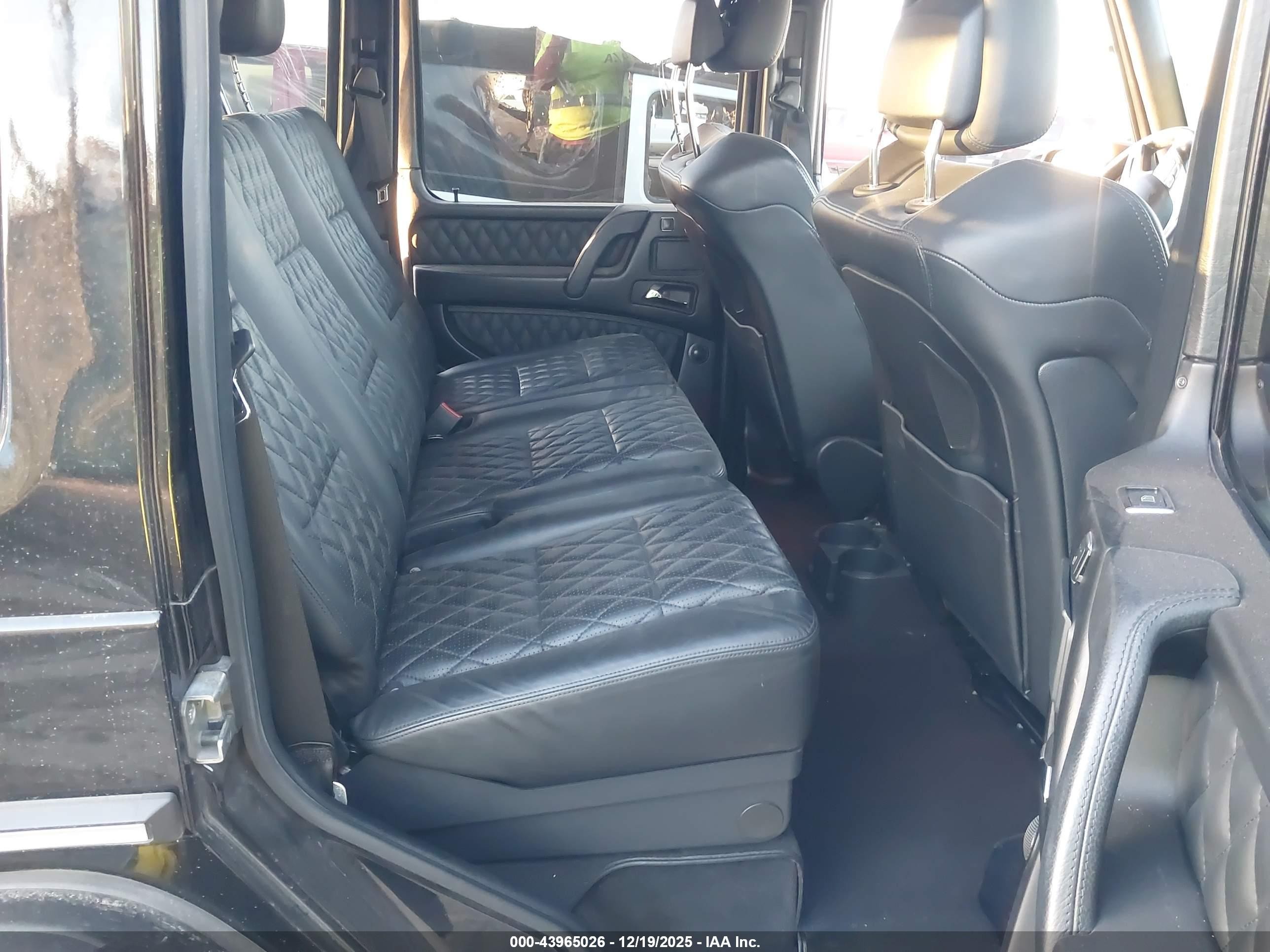 2015 Mercedes-benz G 63 Amg 4matic Black vin: WDCYC7DF2FX233163