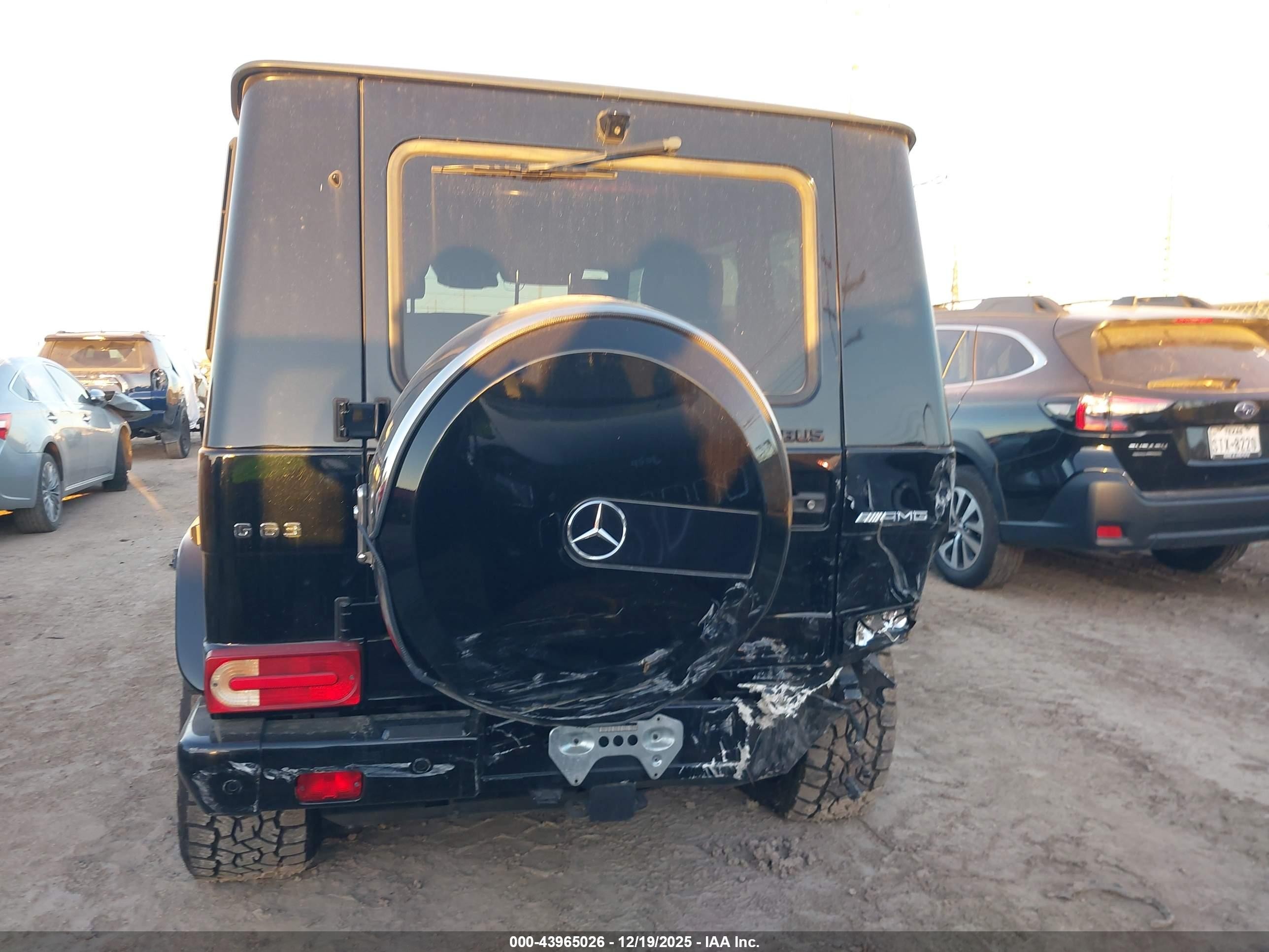 2015 Mercedes-benz G 63 Amg 4matic Black vin: WDCYC7DF2FX233163