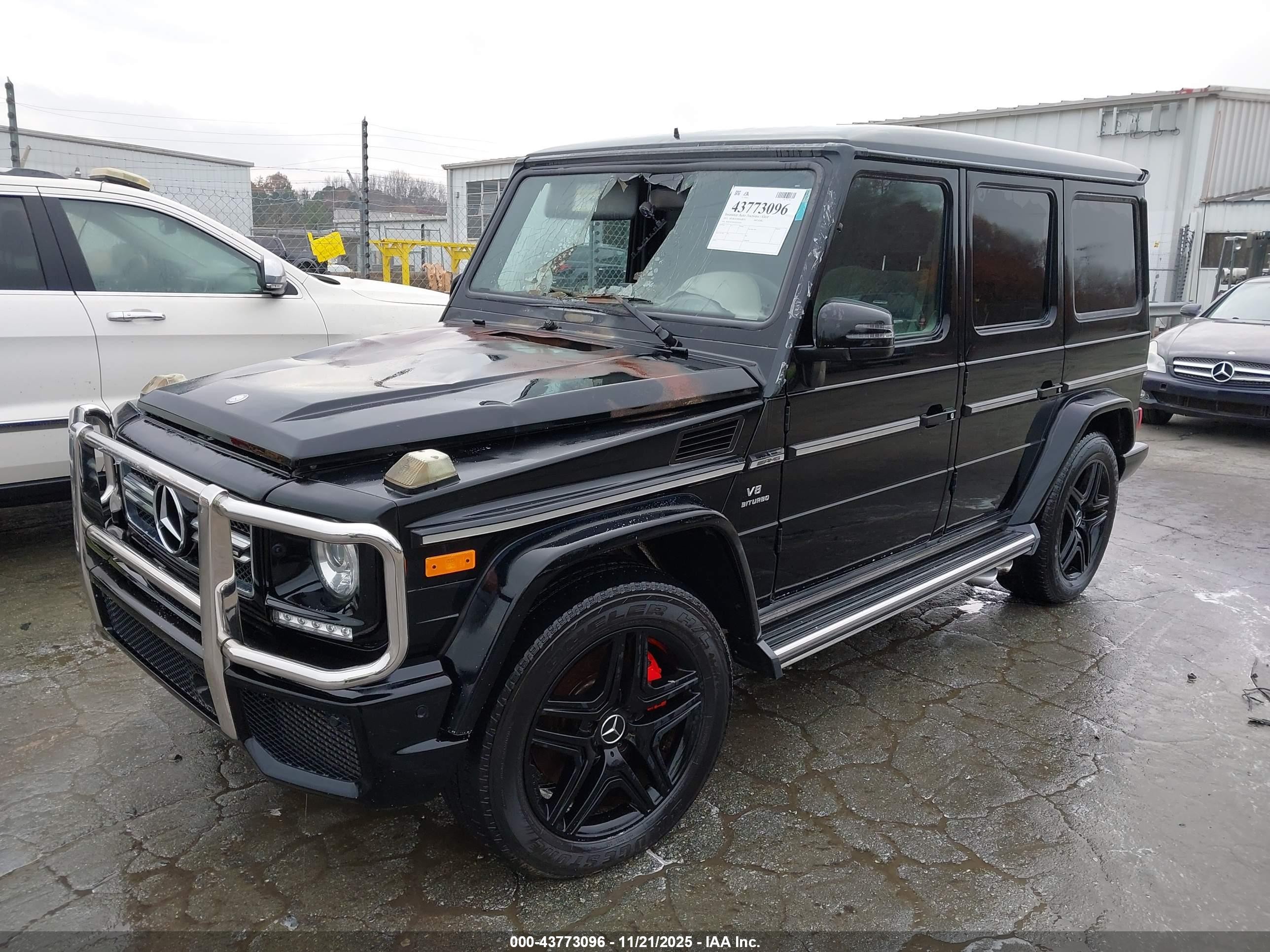 2015 Mercedes-benz G 63 Amg 4matic Black vin: WDCYC7DF2FX235205