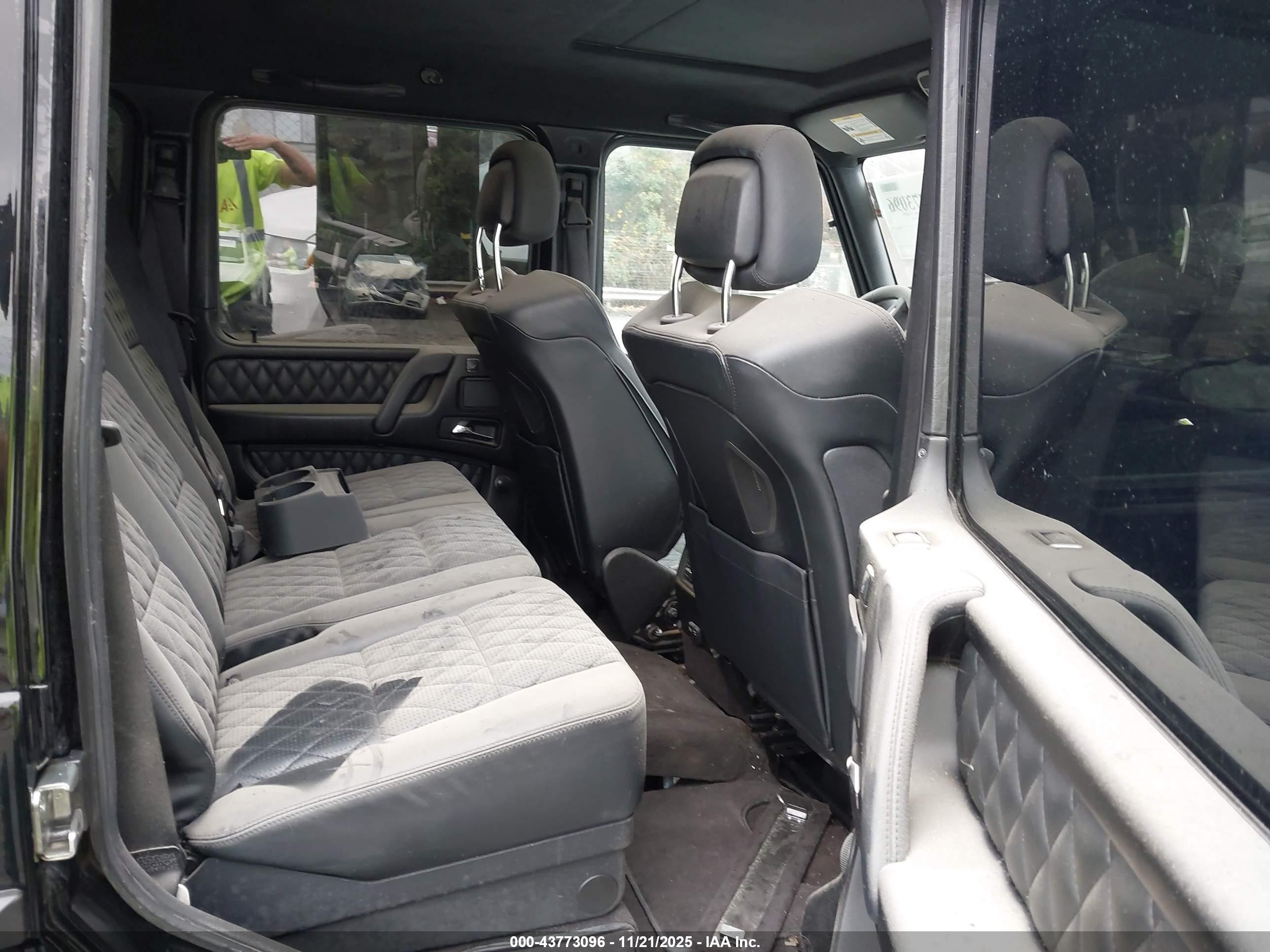 2015 Mercedes-benz G 63 Amg 4matic Black vin: WDCYC7DF2FX235205