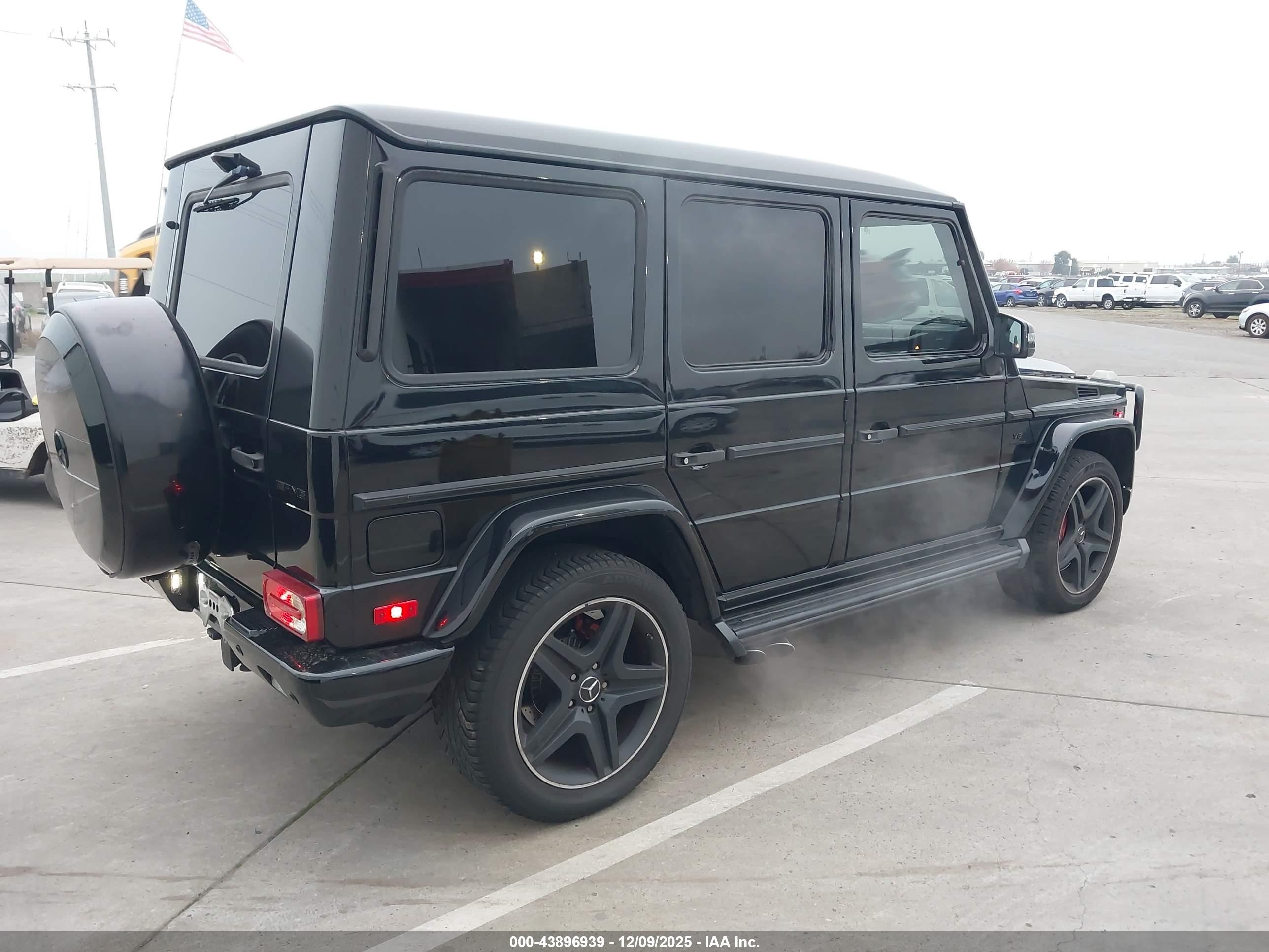 2015 Mercedes-benz G 63 Amg 4matic Black vin: WDCYC7DF2FX235642