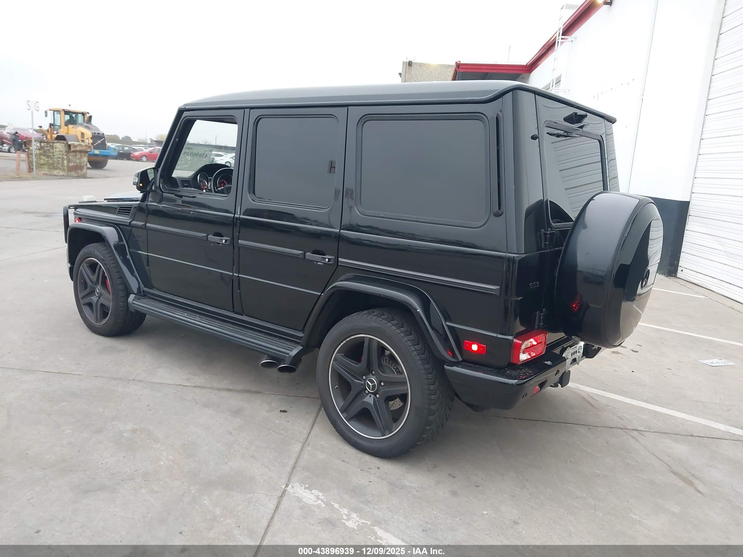 2015 Mercedes-benz G 63 Amg 4matic Black vin: WDCYC7DF2FX235642
