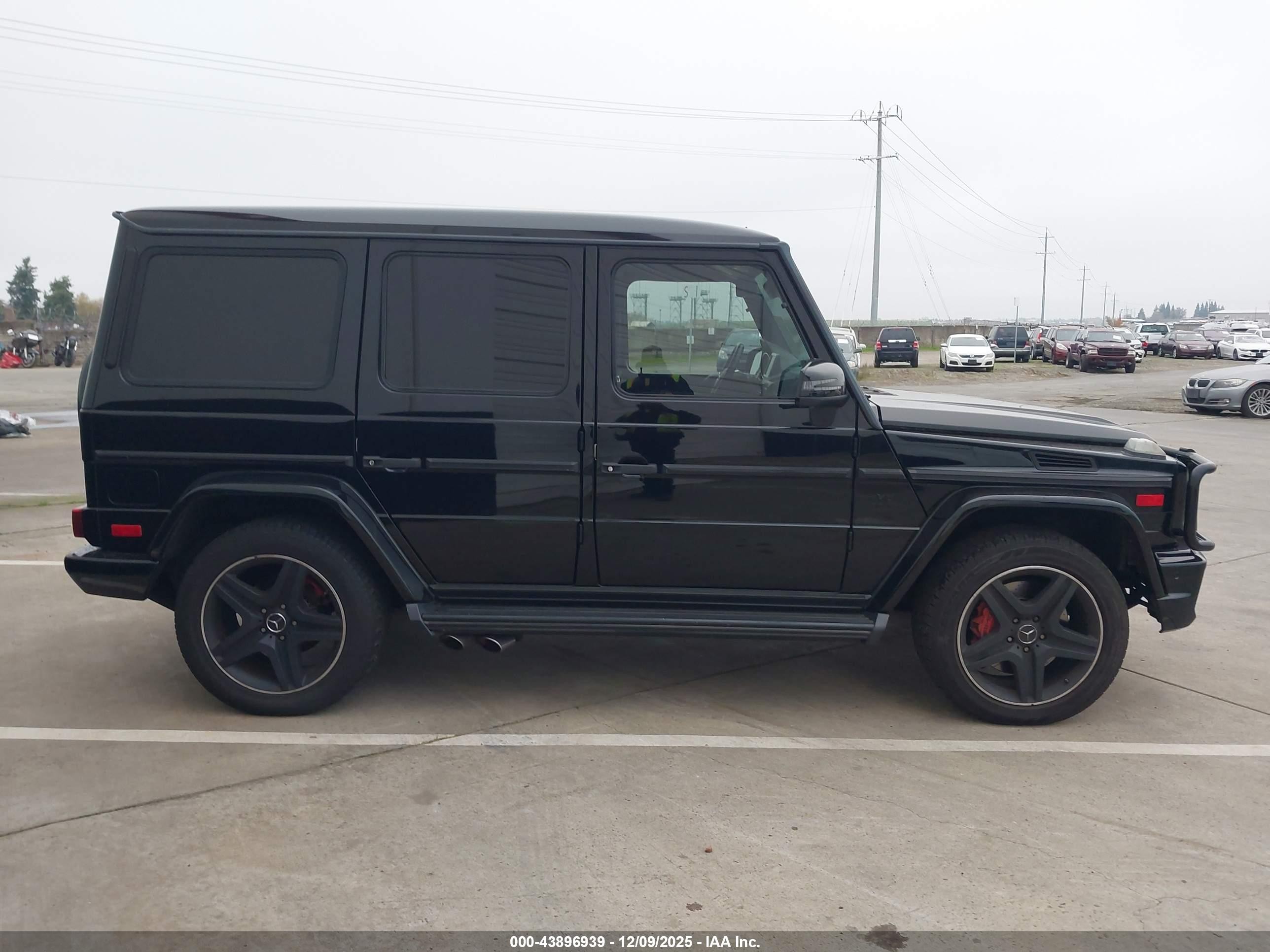 2015 Mercedes-benz G 63 Amg 4matic Black vin: WDCYC7DF2FX235642