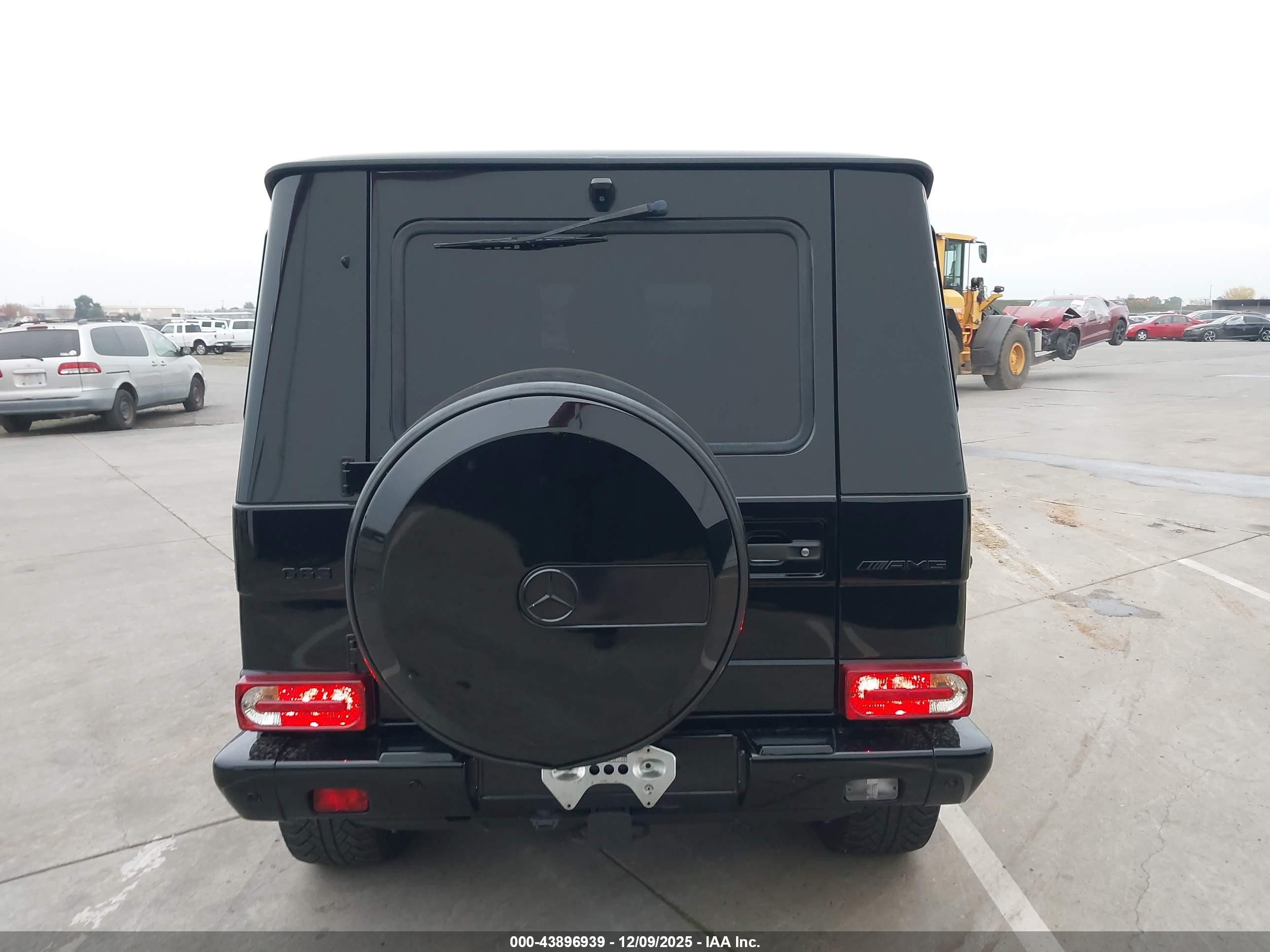 2015 Mercedes-benz G 63 Amg 4matic Black vin: WDCYC7DF2FX235642
