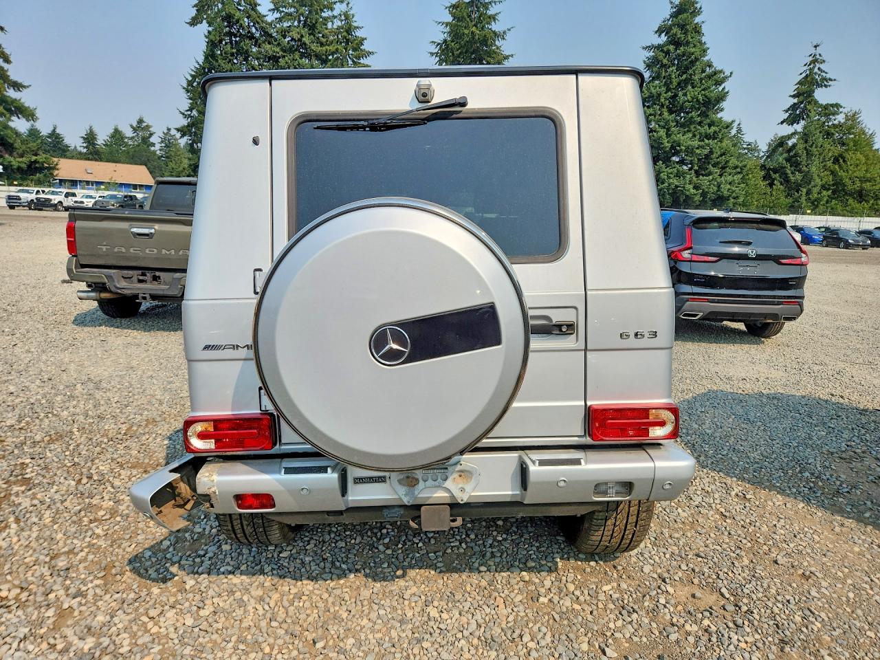 2017 Mercedes-benz G 63 Amg Silver vin: WDCYC7DF2HX266716