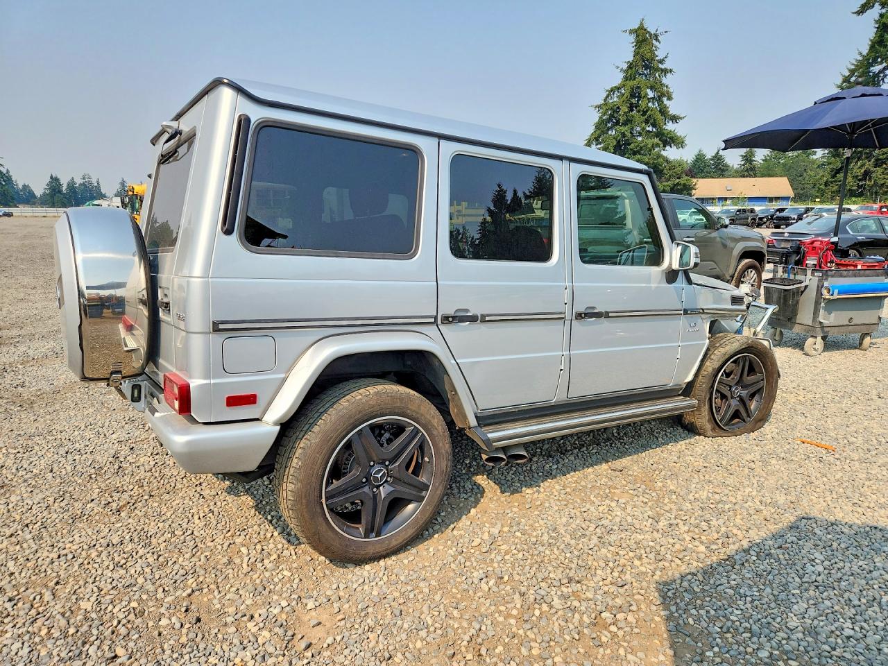 2017 Mercedes-benz G 63 Amg Silver vin: WDCYC7DF2HX266716