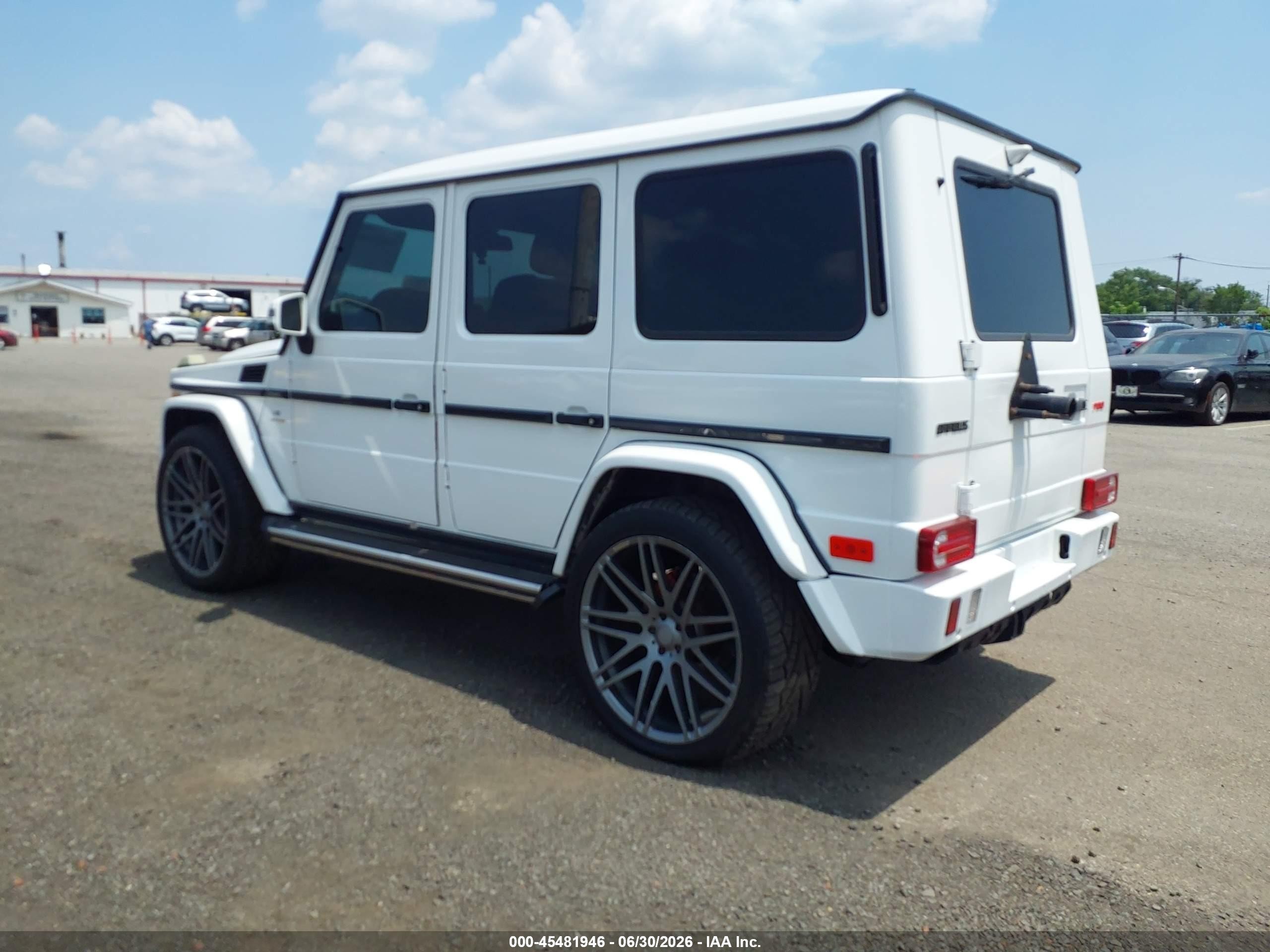 2014 Mercedes-benz G 63 Amg 4matic White vin: WDCYC7DF3EX223563