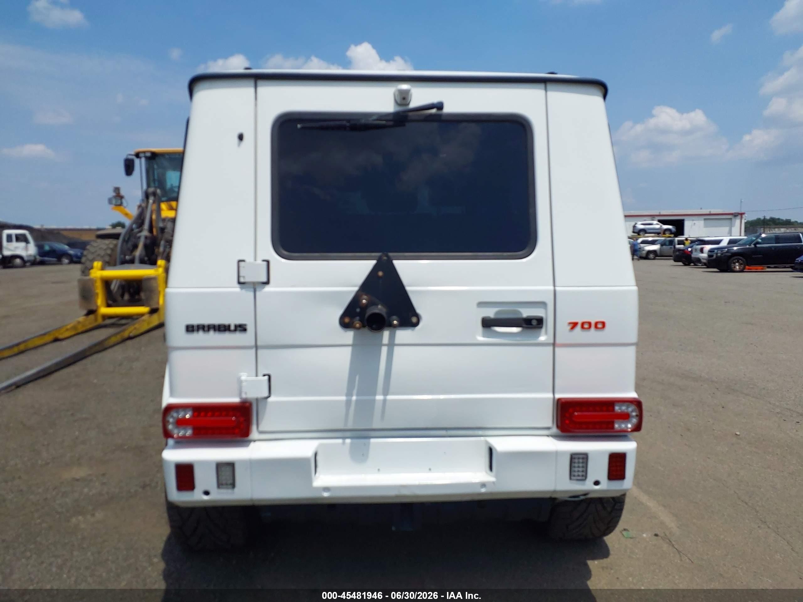 2014 Mercedes-benz G 63 Amg 4matic White vin: WDCYC7DF3EX223563
