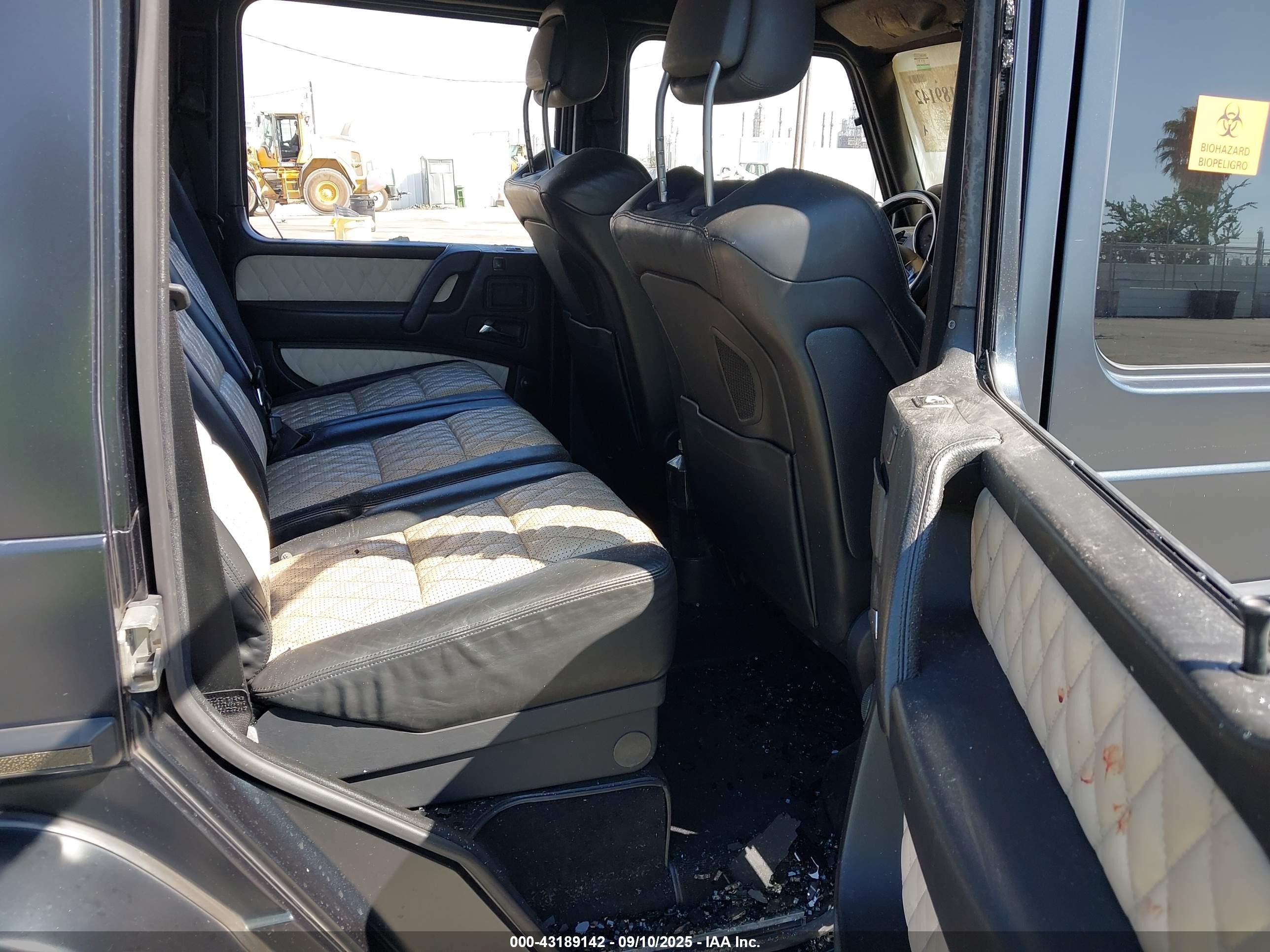 2015 Mercedes-benz G 63 Amg 4matic Black vin: WDCYC7DF4FX233990